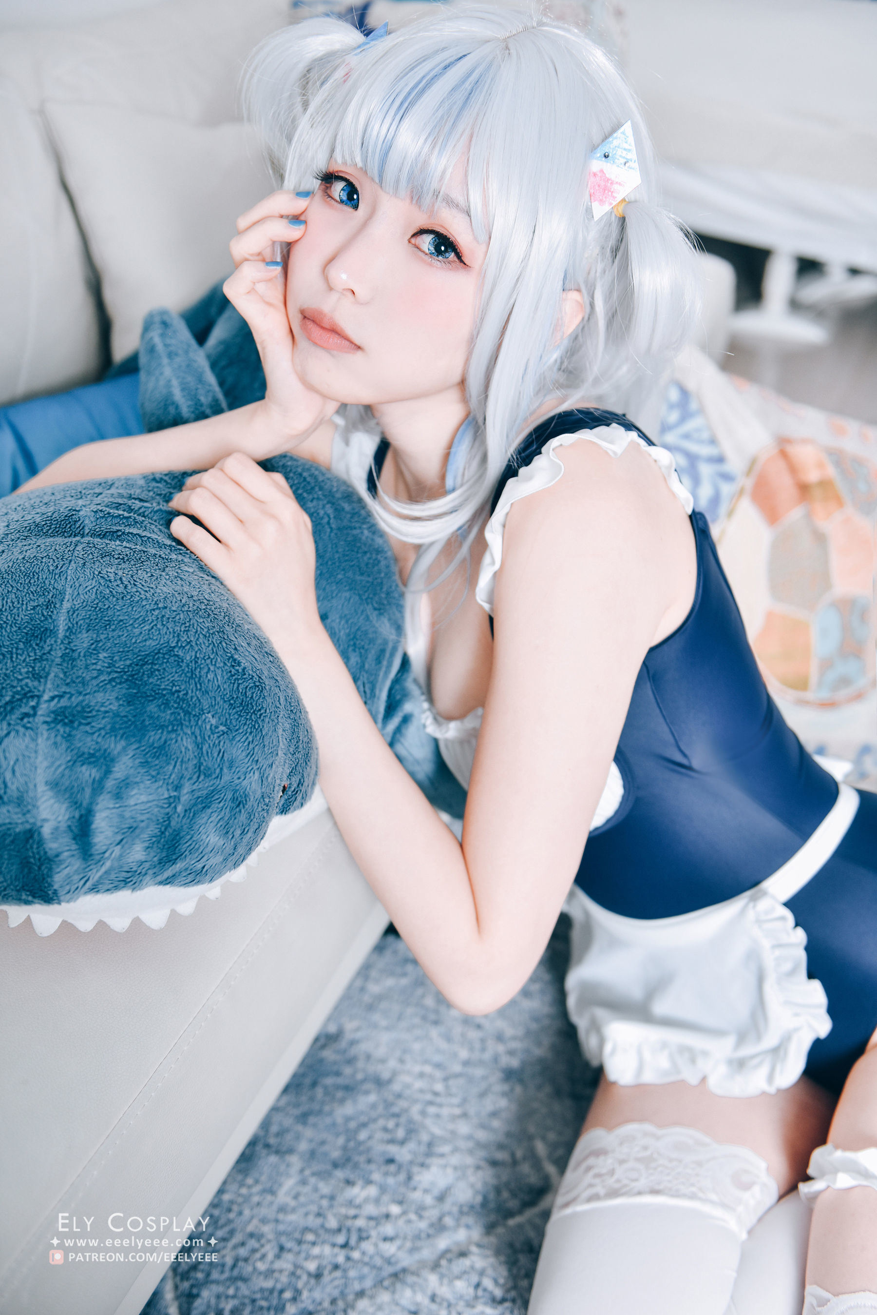 ファンサービスCOS] Ely_eee(ElyEE子) - ガウ・グラ(小シャーク) 水着