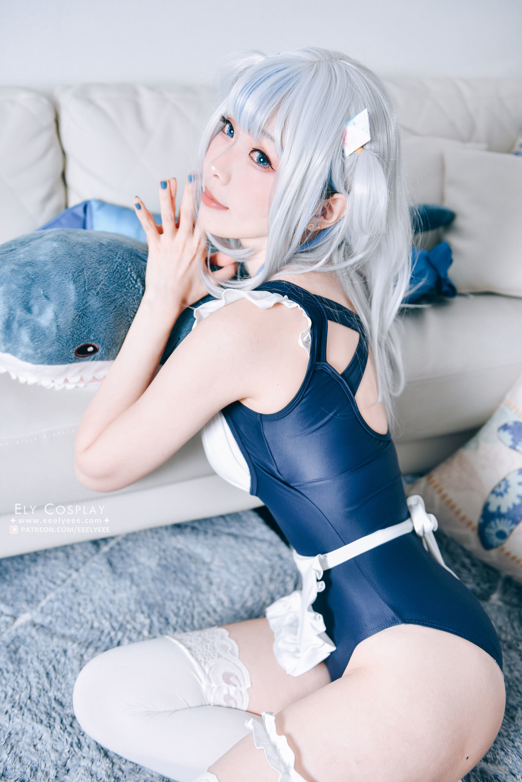 ファンサービスCOS] Ely_eee(ElyEE子) - ガウ・グラ(小シャーク) 水着
