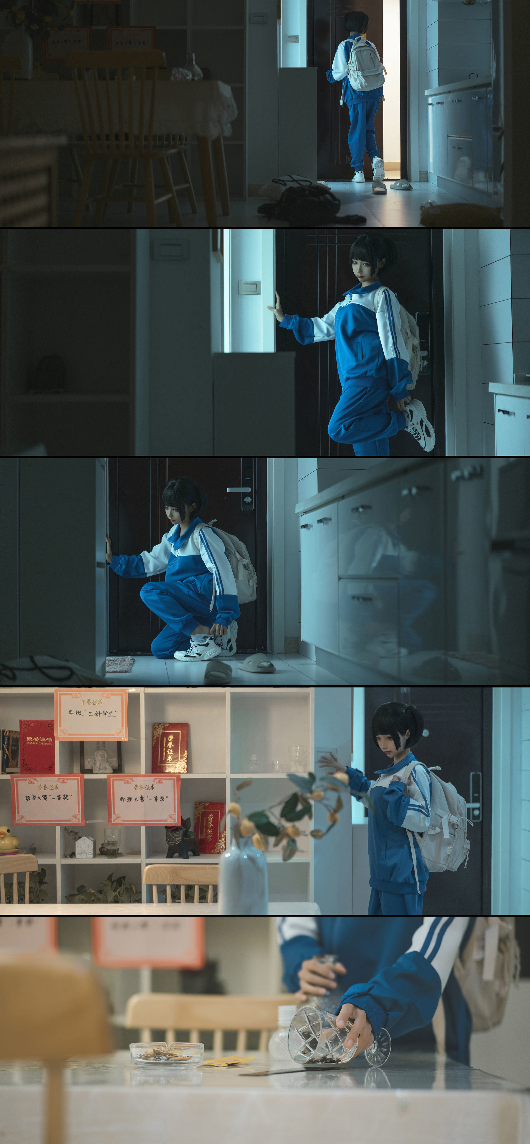 Phúc lợi COS] Blogger anime Chun Mo Mo - Sự nghịch ngợm của Giáo sư: Phiên bản Học muội