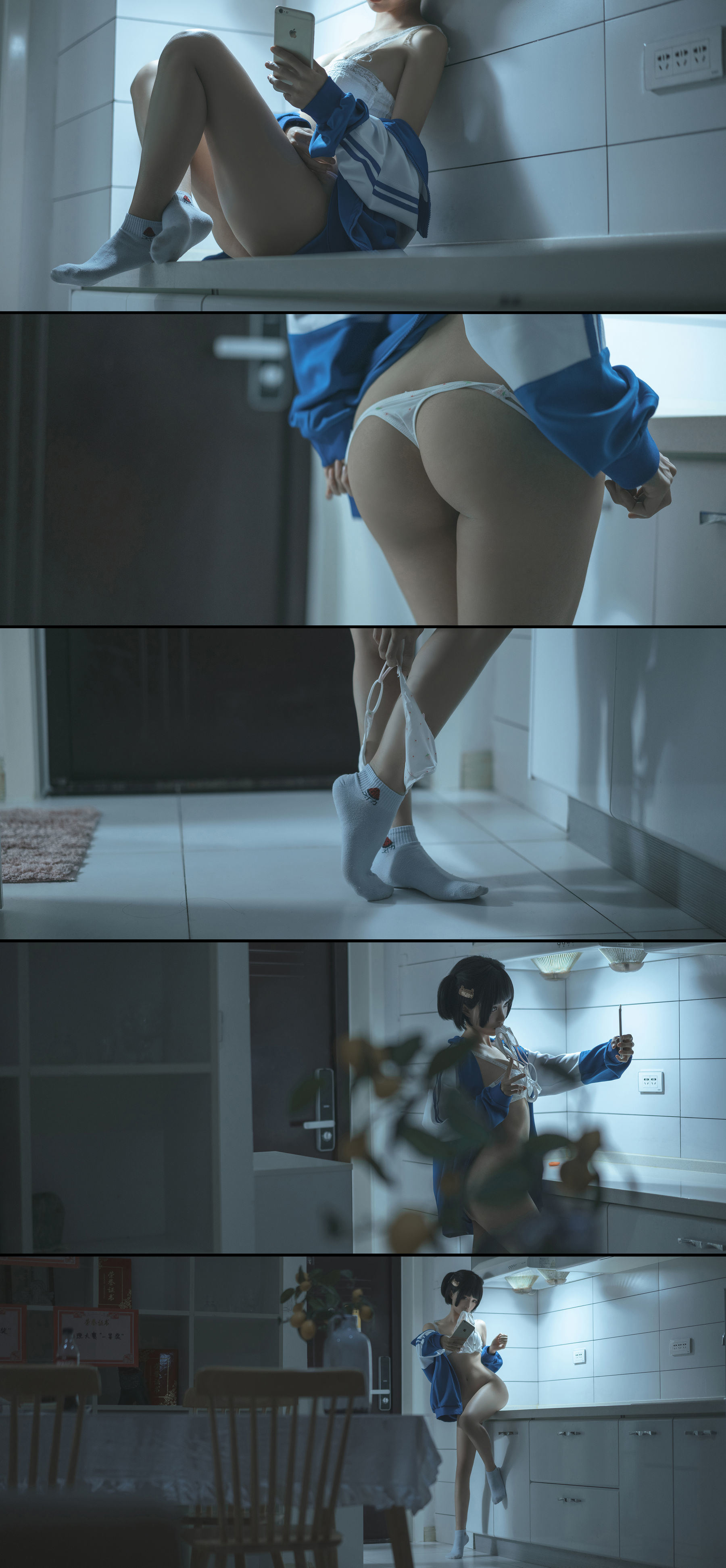 Phúc lợi COS] Blogger anime Chun Mo Mo - Sự nghịch ngợm của Giáo sư: Phiên bản Học muội