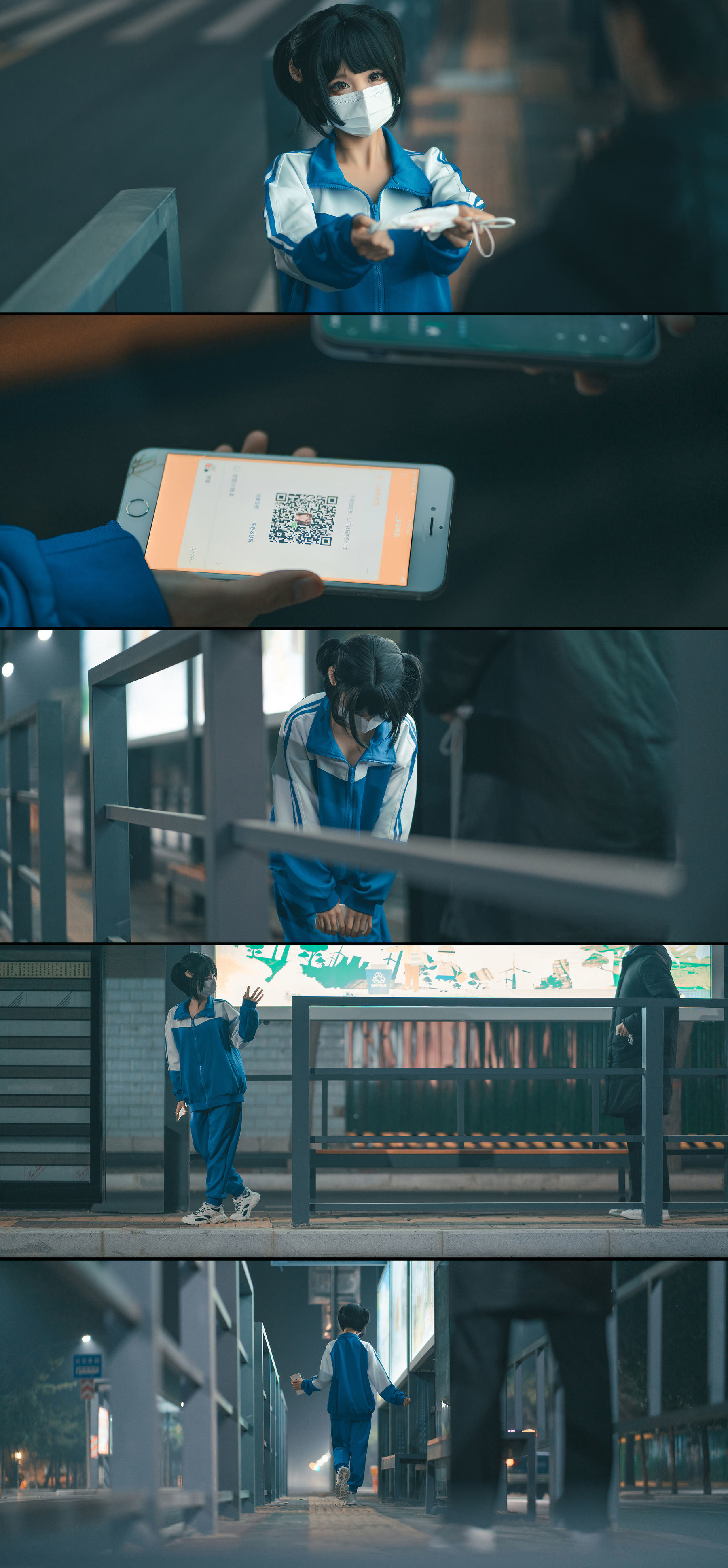 Phúc lợi COS] Blogger anime Chun Mo Mo - Sự nghịch ngợm của Giáo sư: Phiên bản Học muội