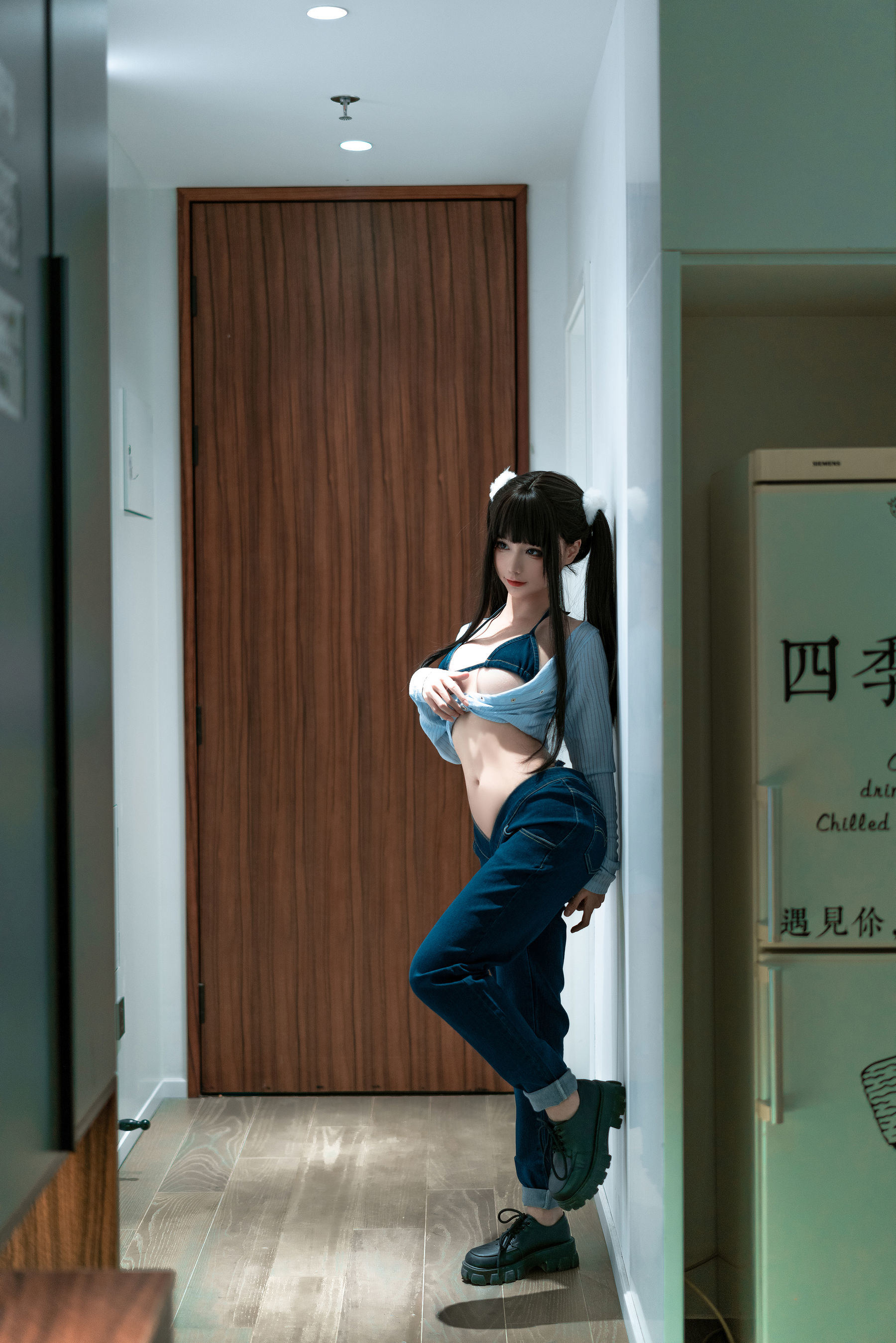 Phúc lợi COS] Blogger anime Chưn Mò Mò - Guitar Em gái 2.0