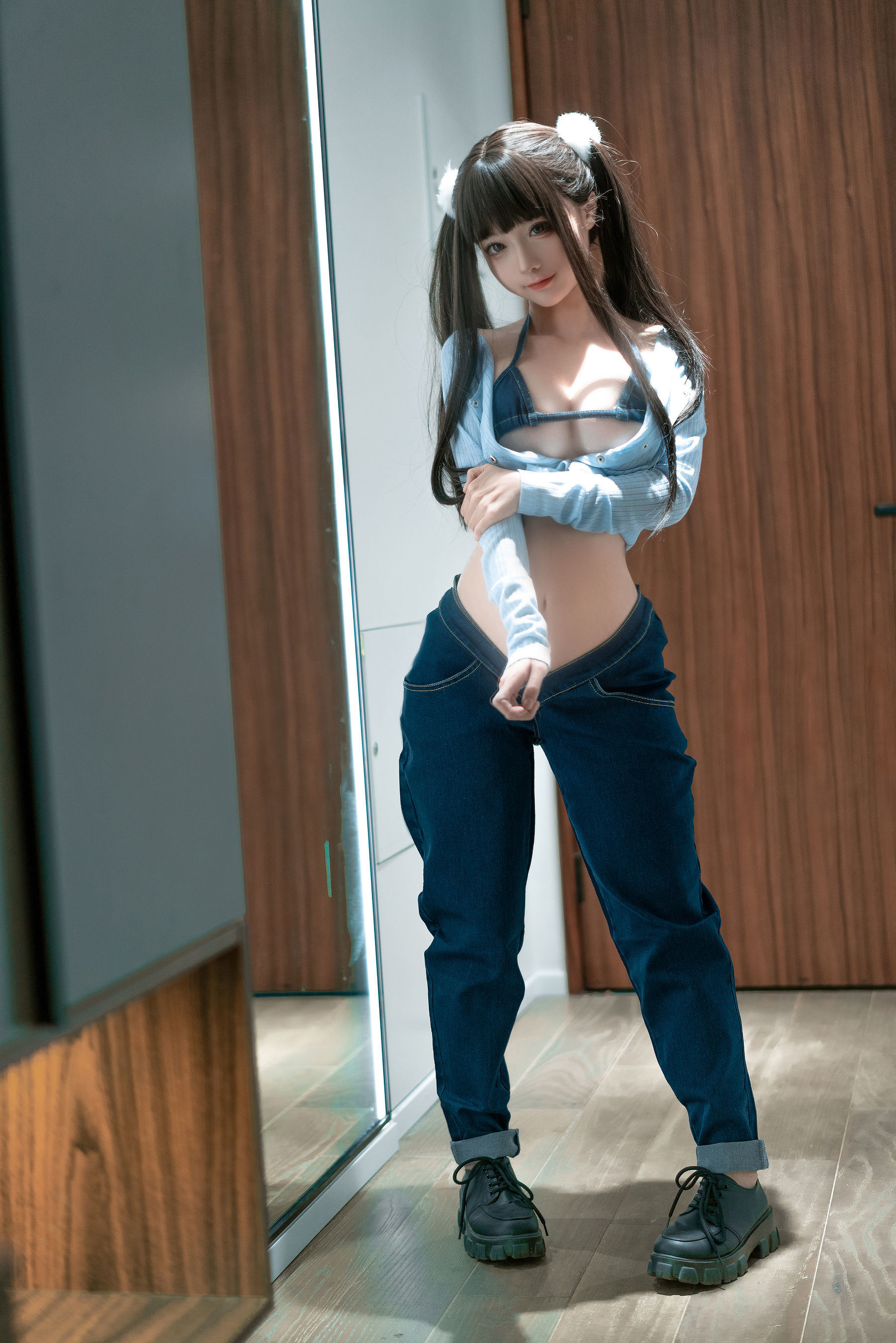 Phúc lợi COS] Blogger anime Chưn Mò Mò - Guitar Em gái 2.0