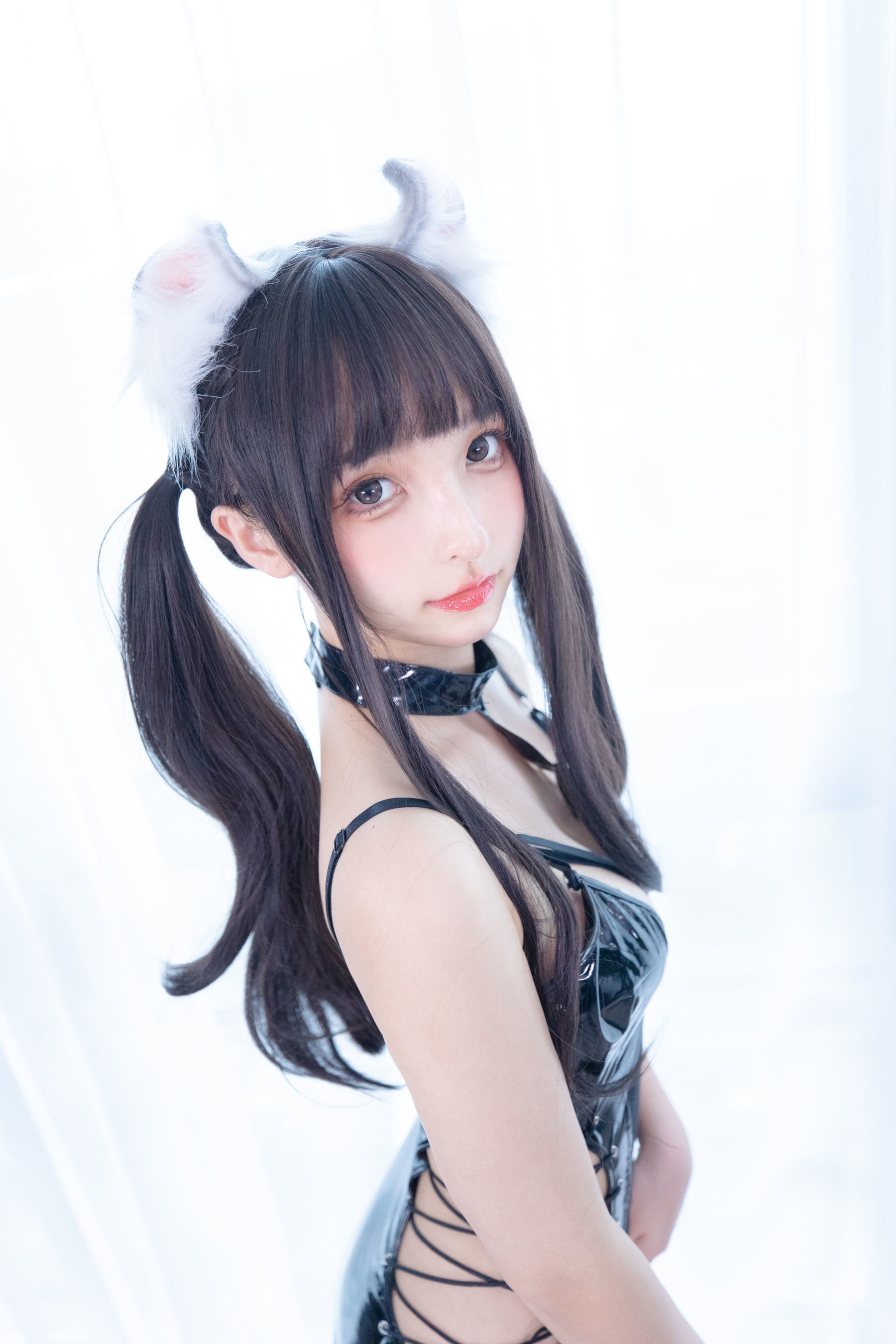 Welfare COS]  belle  Kagura Ban Matoi Vớ đen và Keo đen