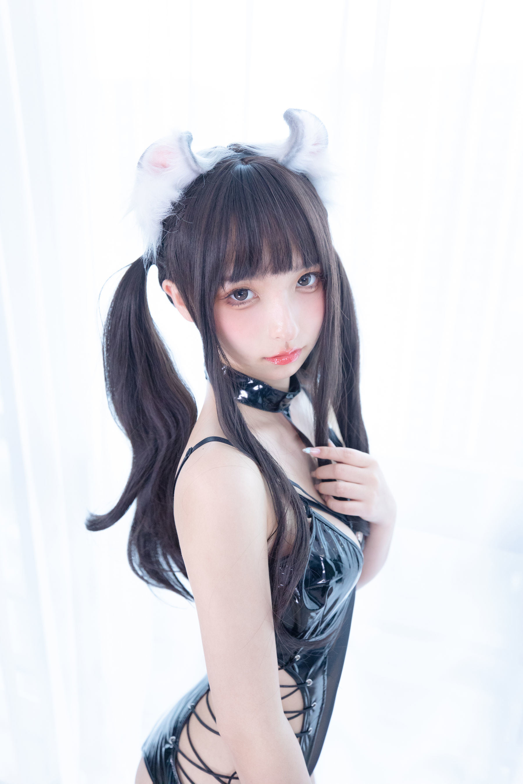 Welfare COS]  belle  Kagura Ban Matoi Vớ đen và Keo đen