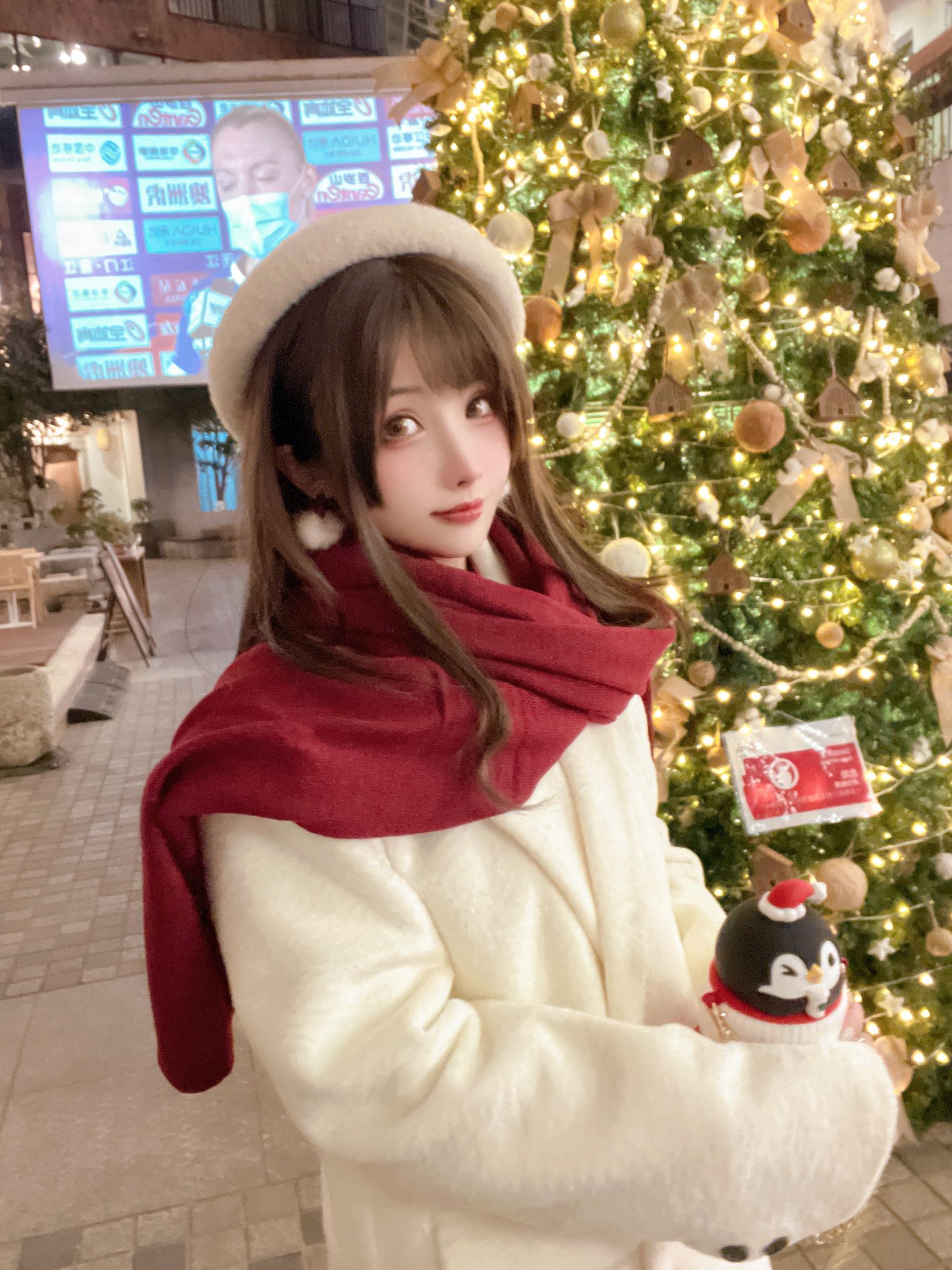 Rioko凉凉子《圣诞麋鹿套装》Cosplay写真