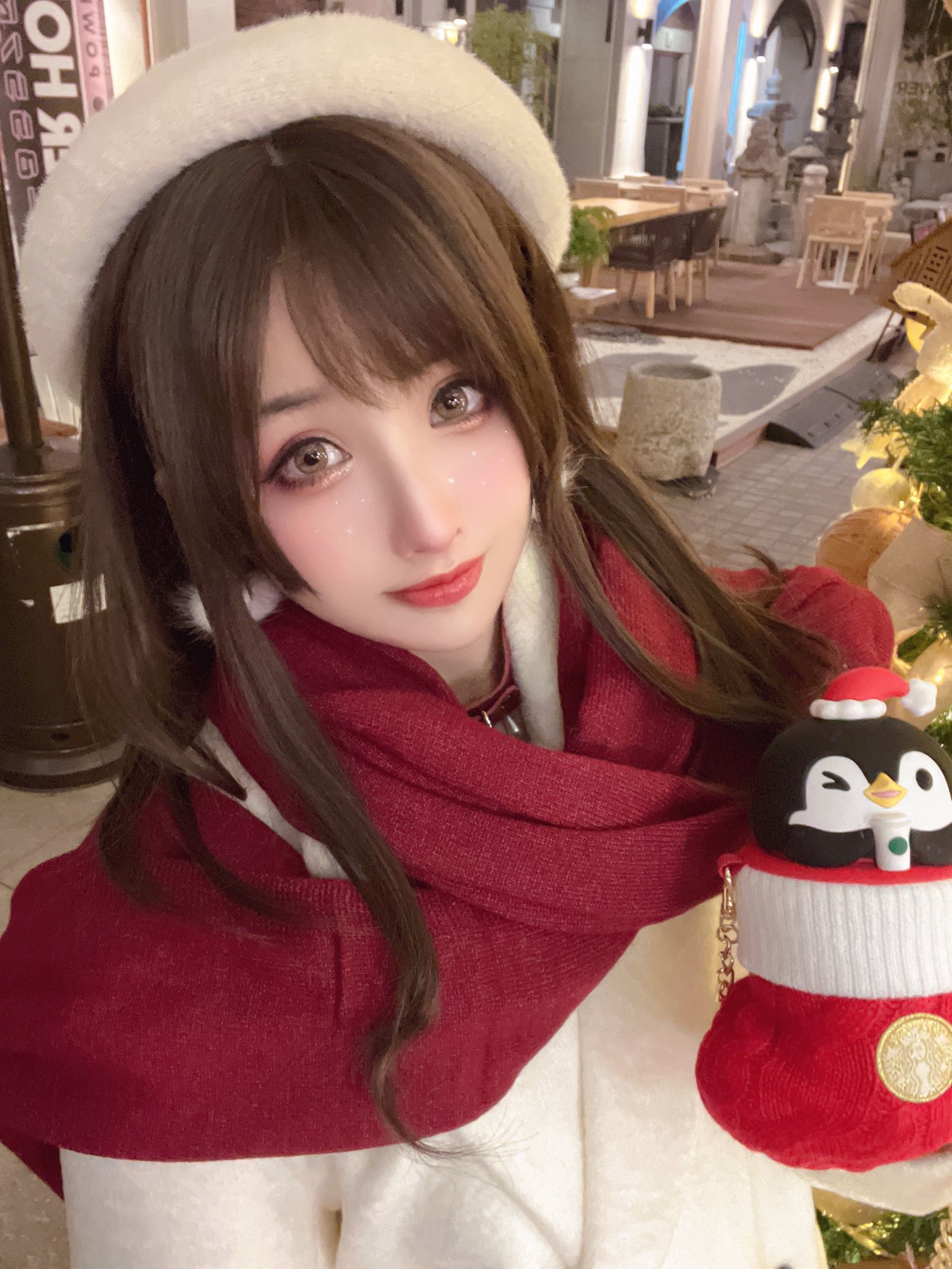 Rioko凉凉子《圣诞麋鹿套装》Cosplay写真