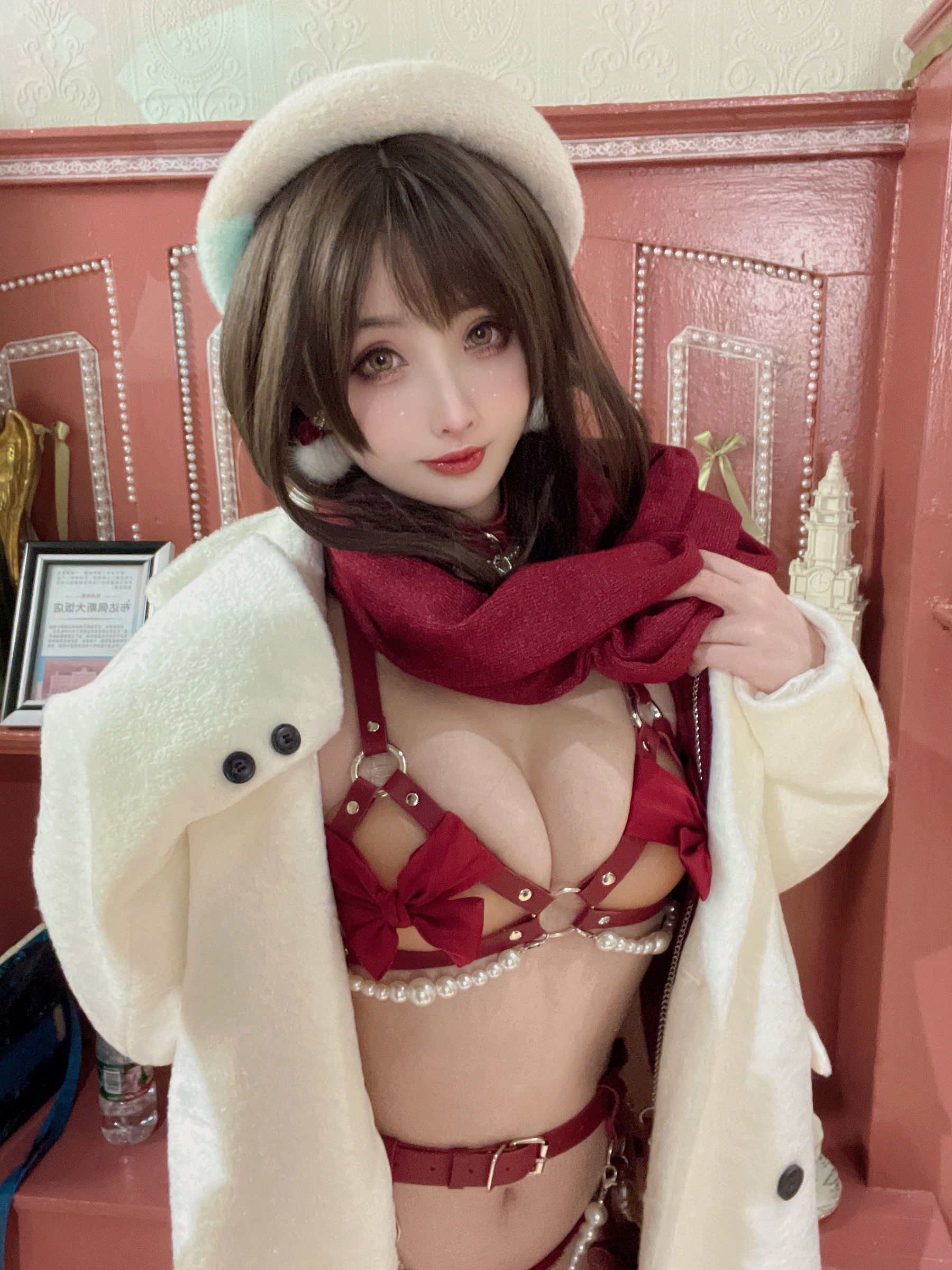 Rioko凉凉子《圣诞麋鹿套装》Cosplay写真