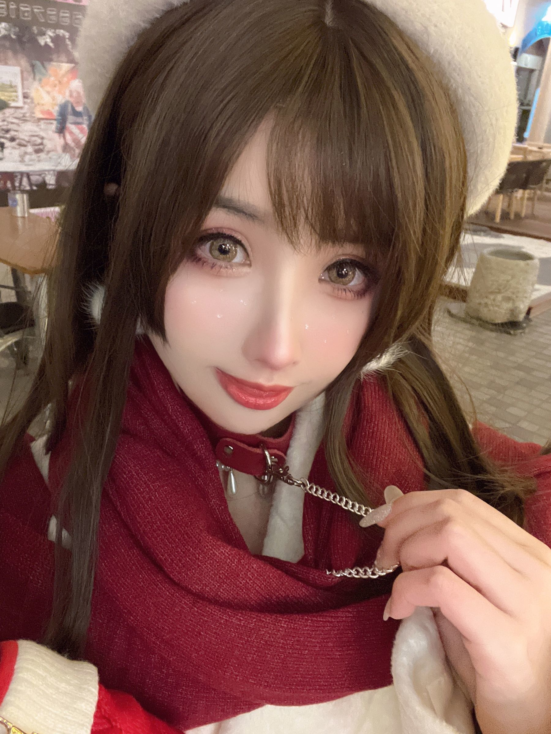Rioko凉凉子《圣诞麋鹿套装》Cosplay写真