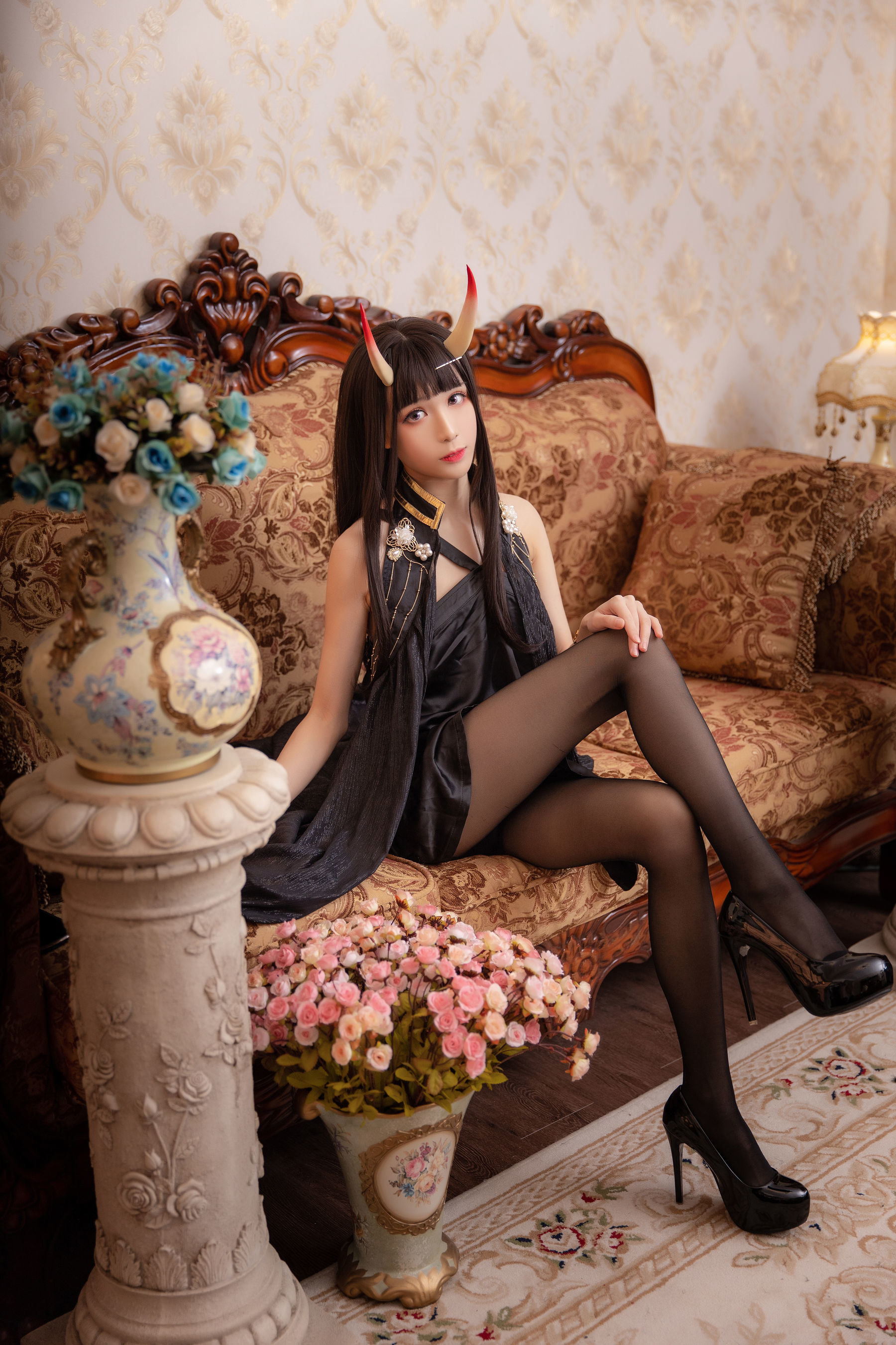 ネット紅COS] Tomoyoちゃん - アズールレーン 能代 礼服