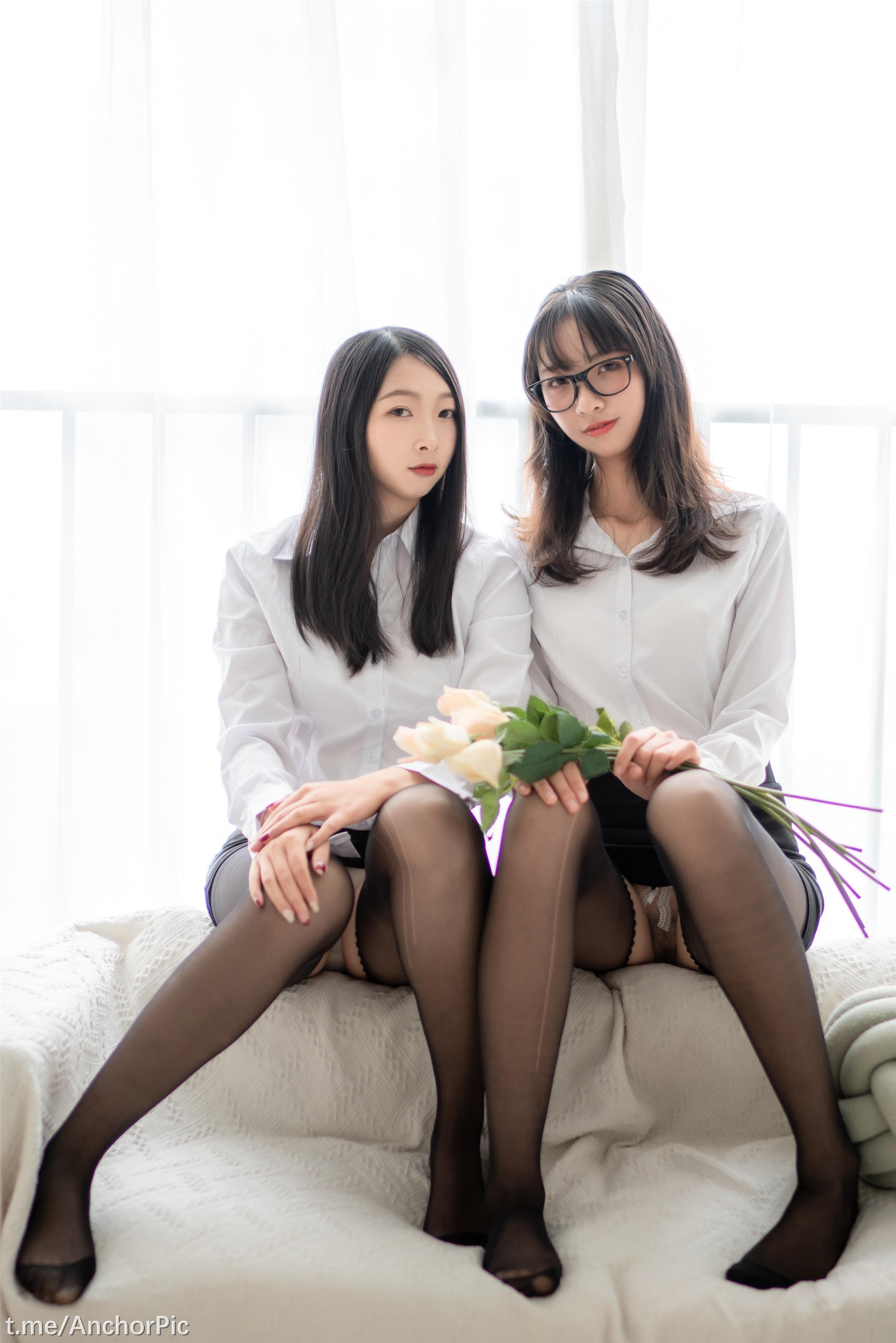 西呱呀呀呀(murmure) - 黑丝双人百合 89P