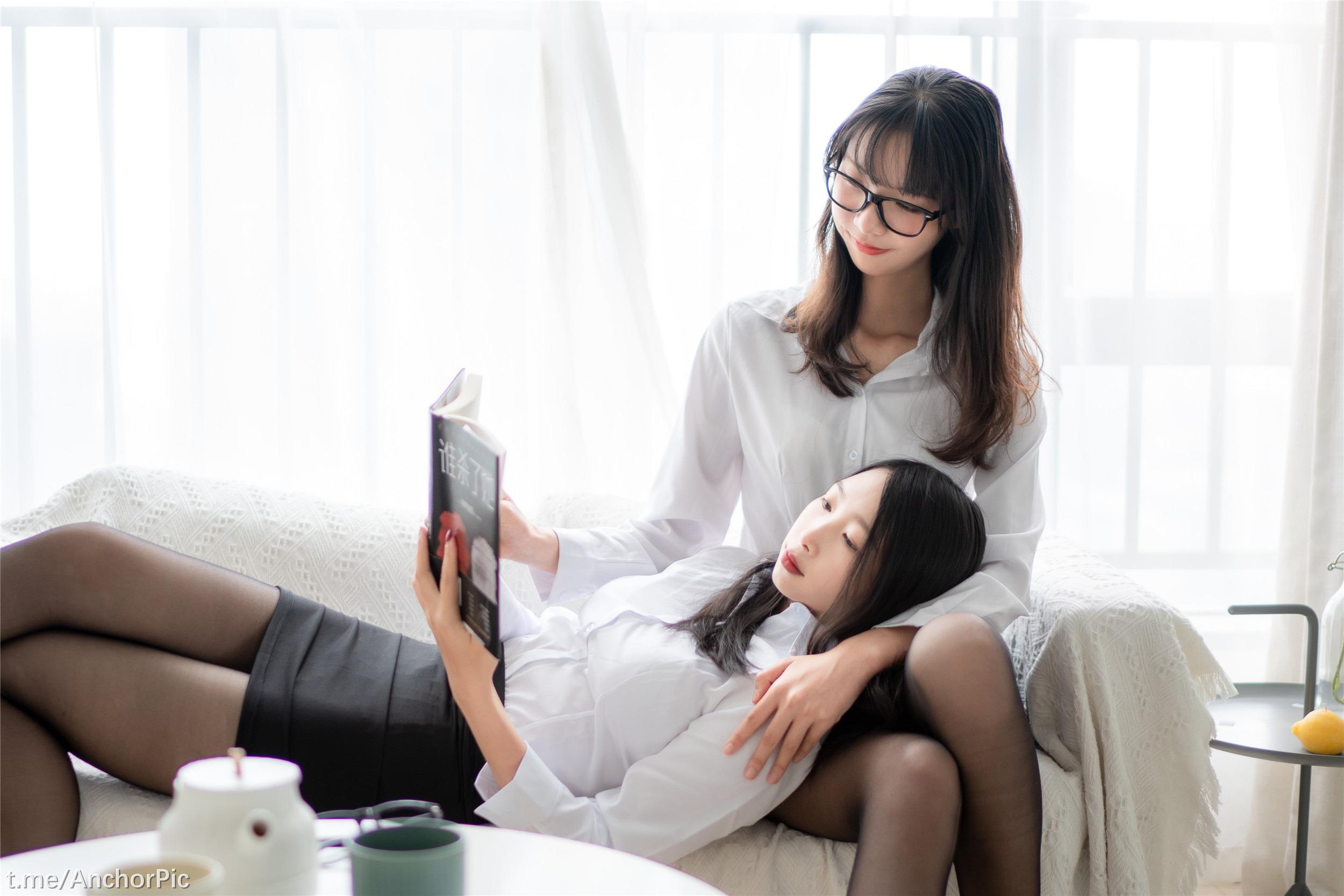 西呱呀呀呀(murmure) - 黑丝双人百合 89P
