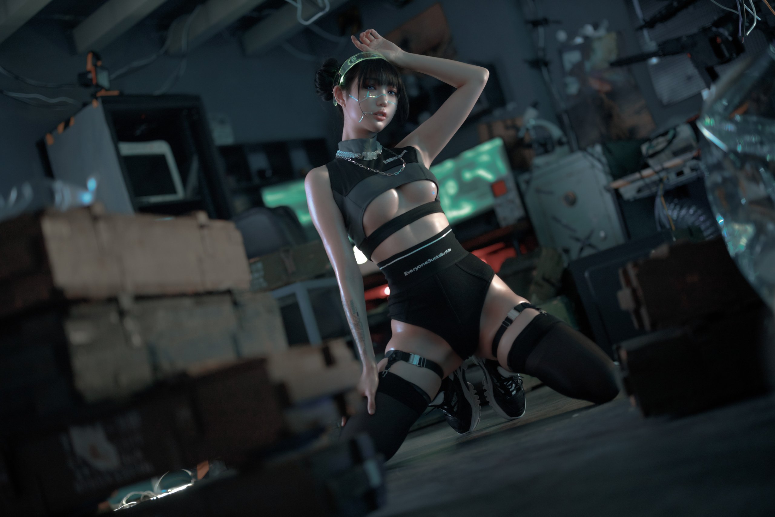 Zhou Ji is a cute bunny bionic humanoid