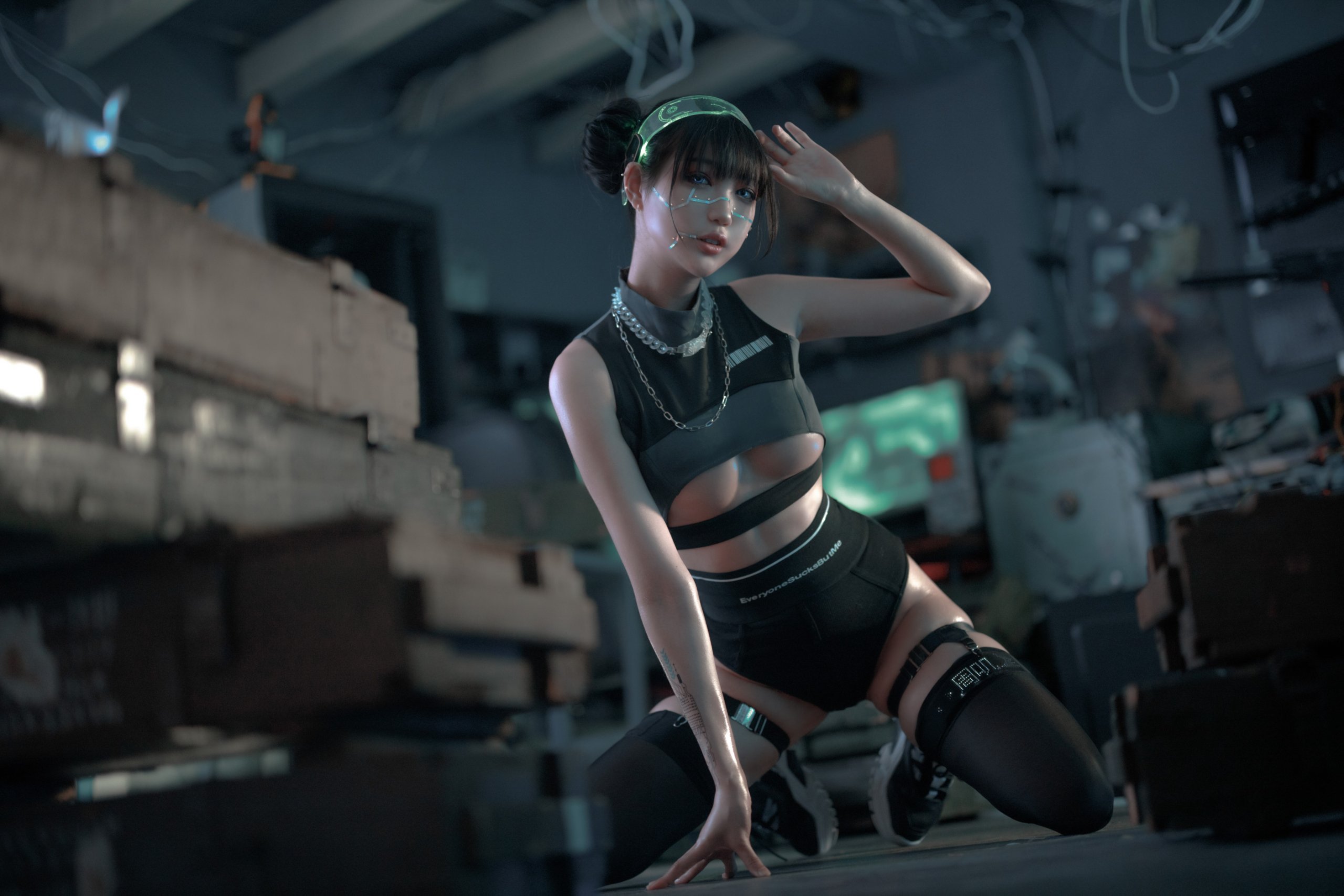 Zhou Ji is a cute bunny bionic humanoid