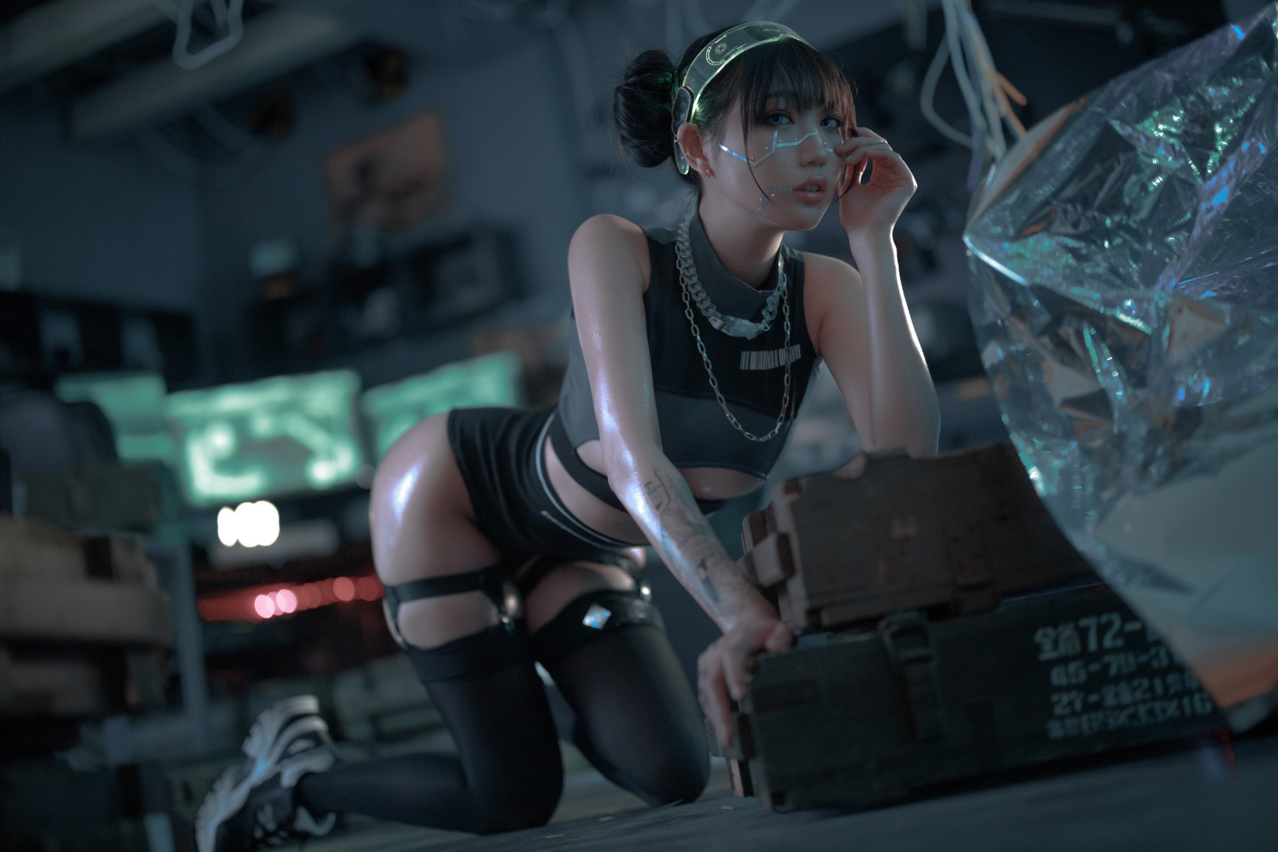Zhou Ji is a cute bunny bionic humanoid