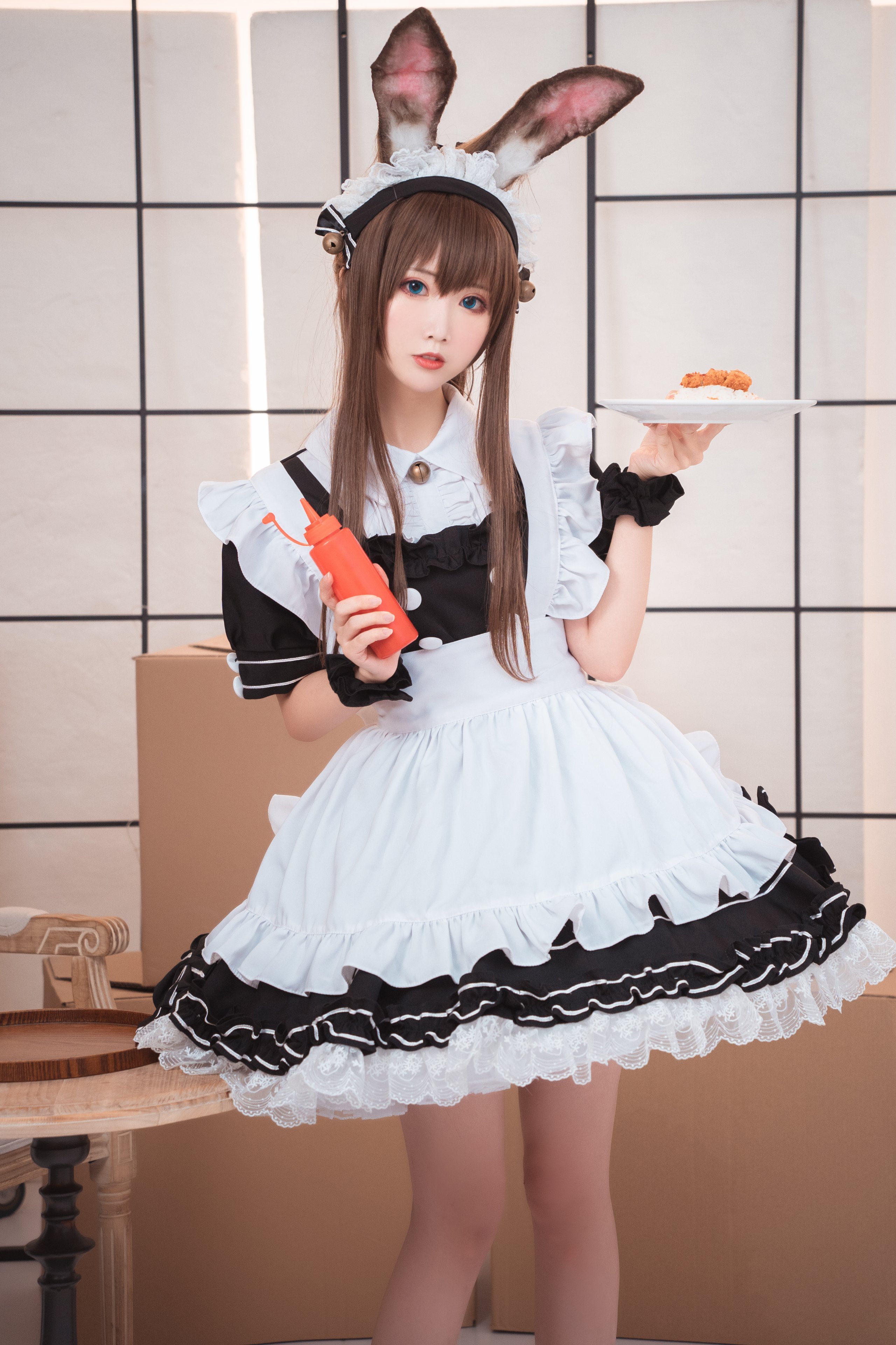 Pancake Fairy Ami the Donkey Maid (Arknights)