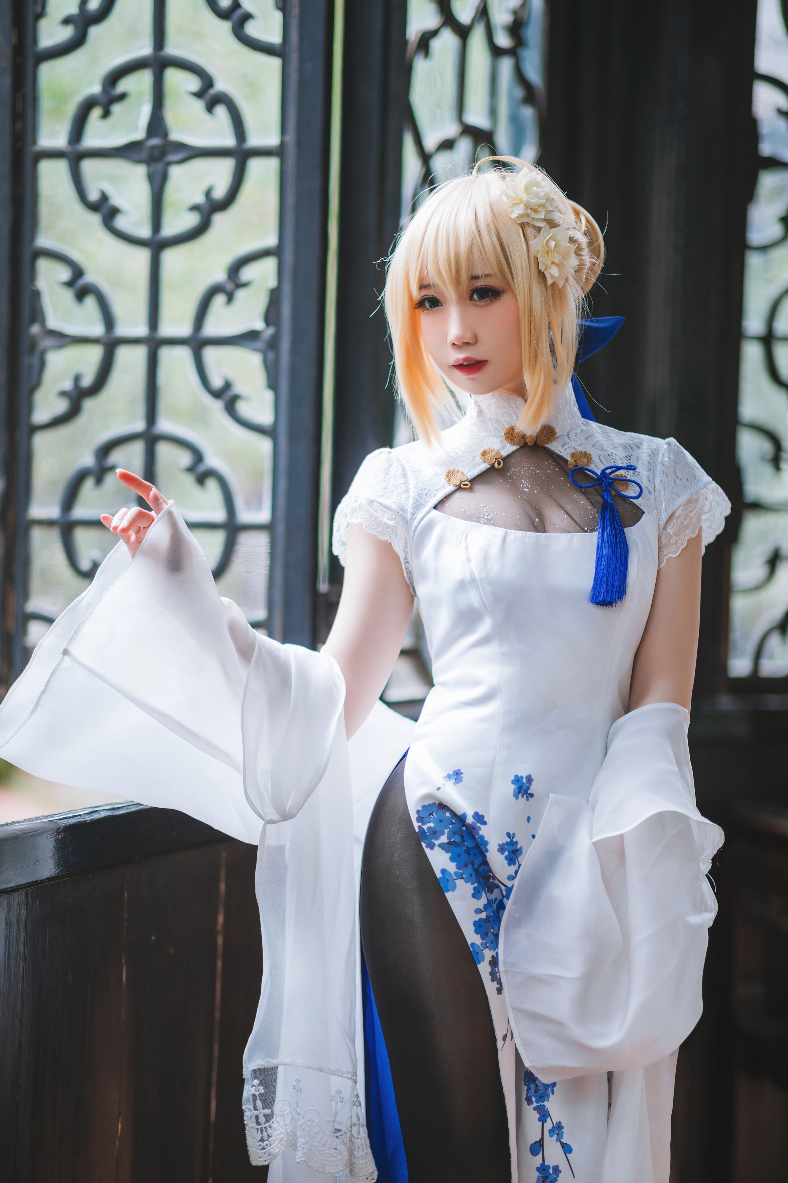 Men Men Tan] Saber Qipao