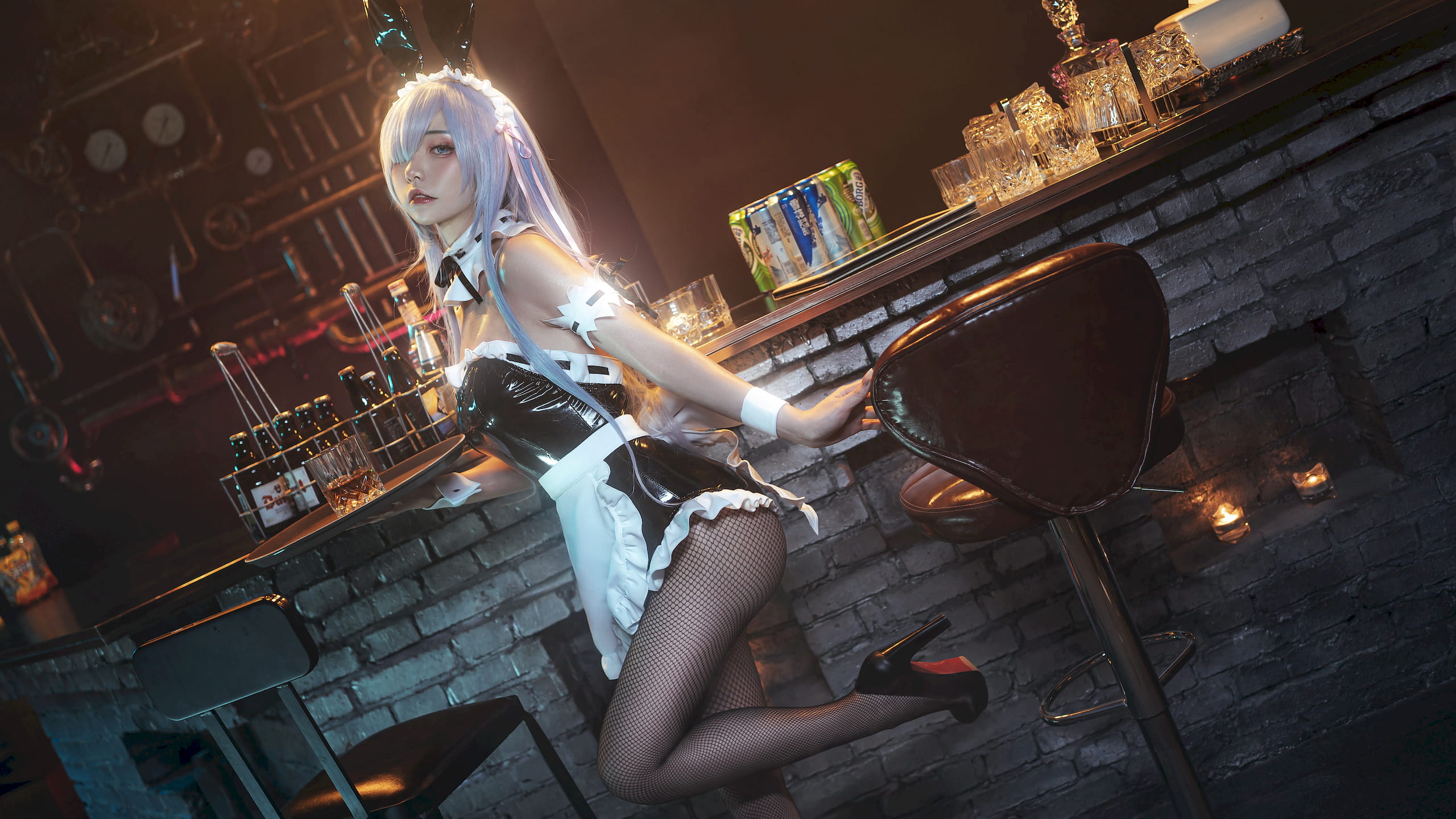 คอสเพลย์ Nekokoyoshi Miao Xiaoji Re Zero Nightlife