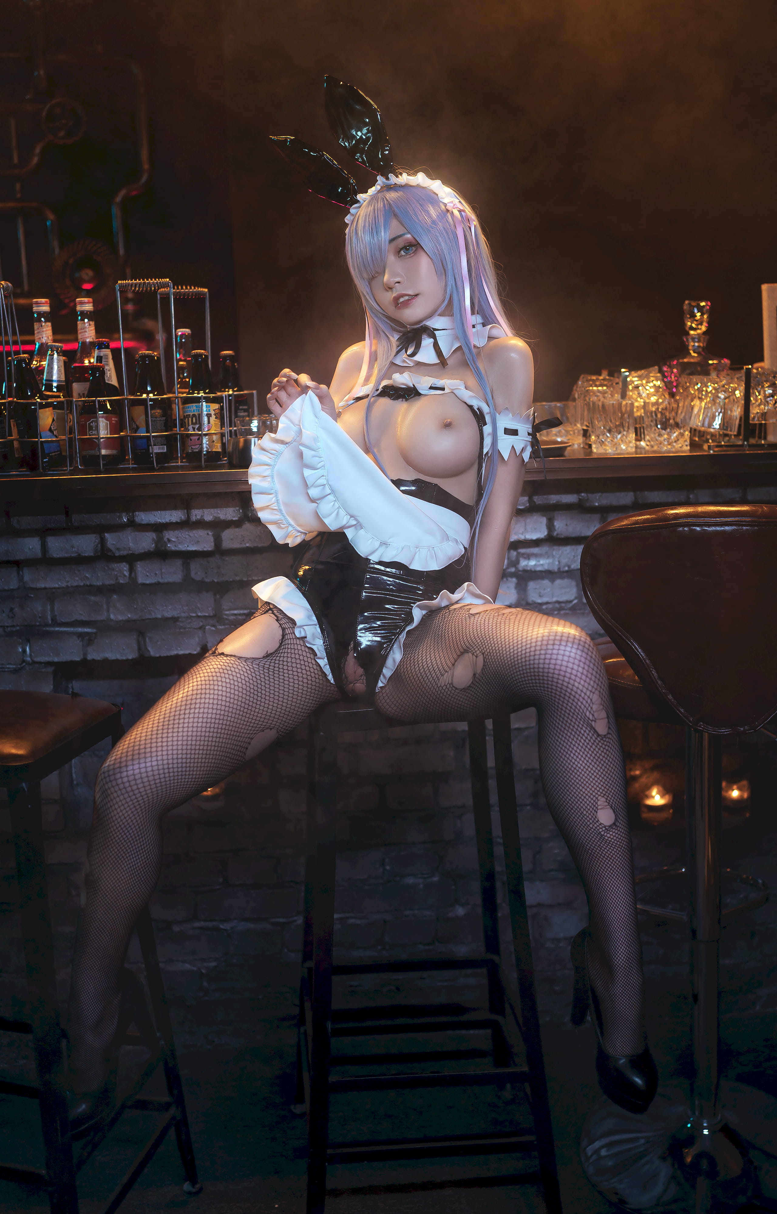 คอสเพลย์ Nekokoyoshi Miao Xiaoji Re Zero Nightlife