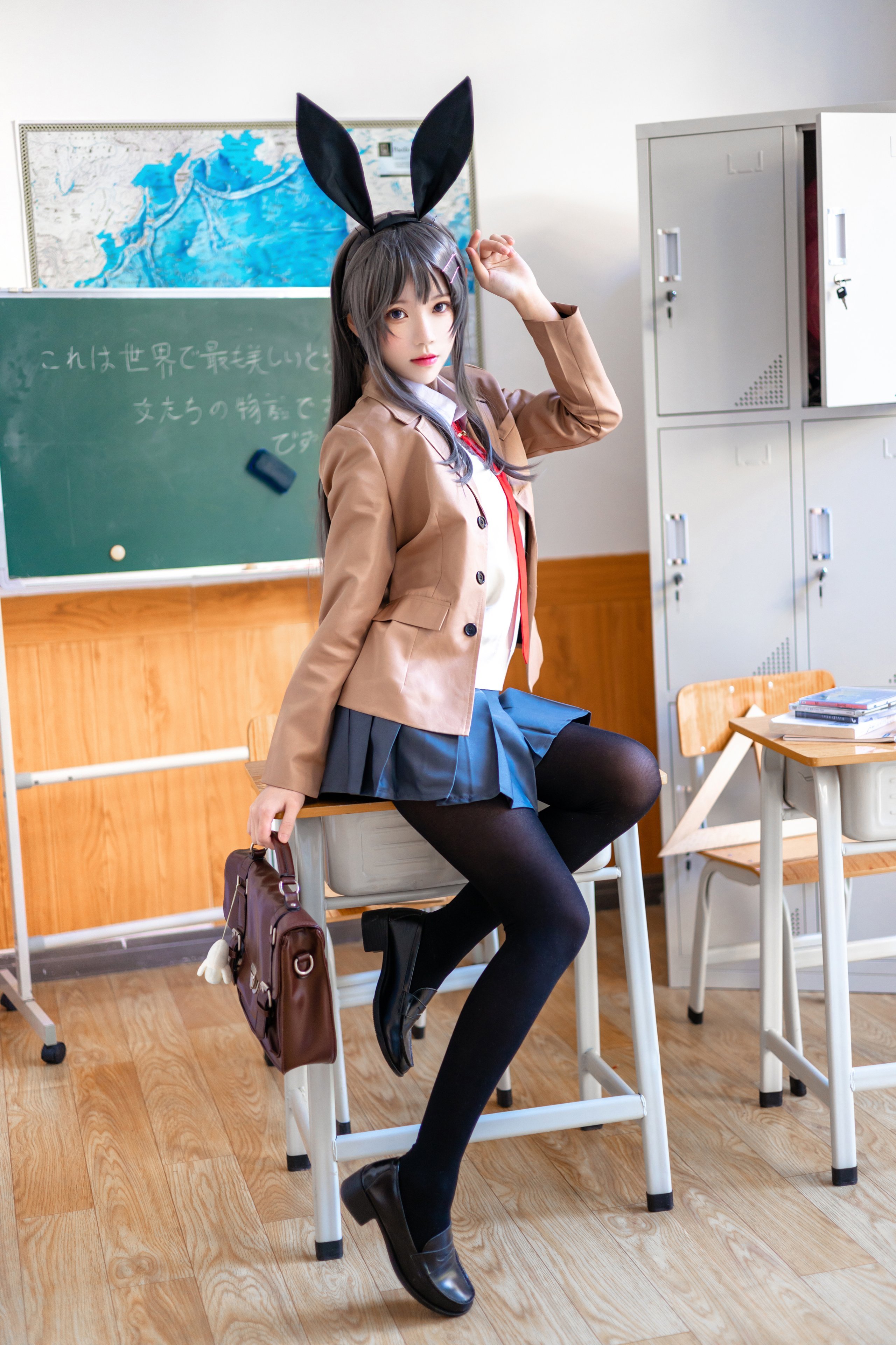 Hootle桜桃喵 - 麻衣学姐制服