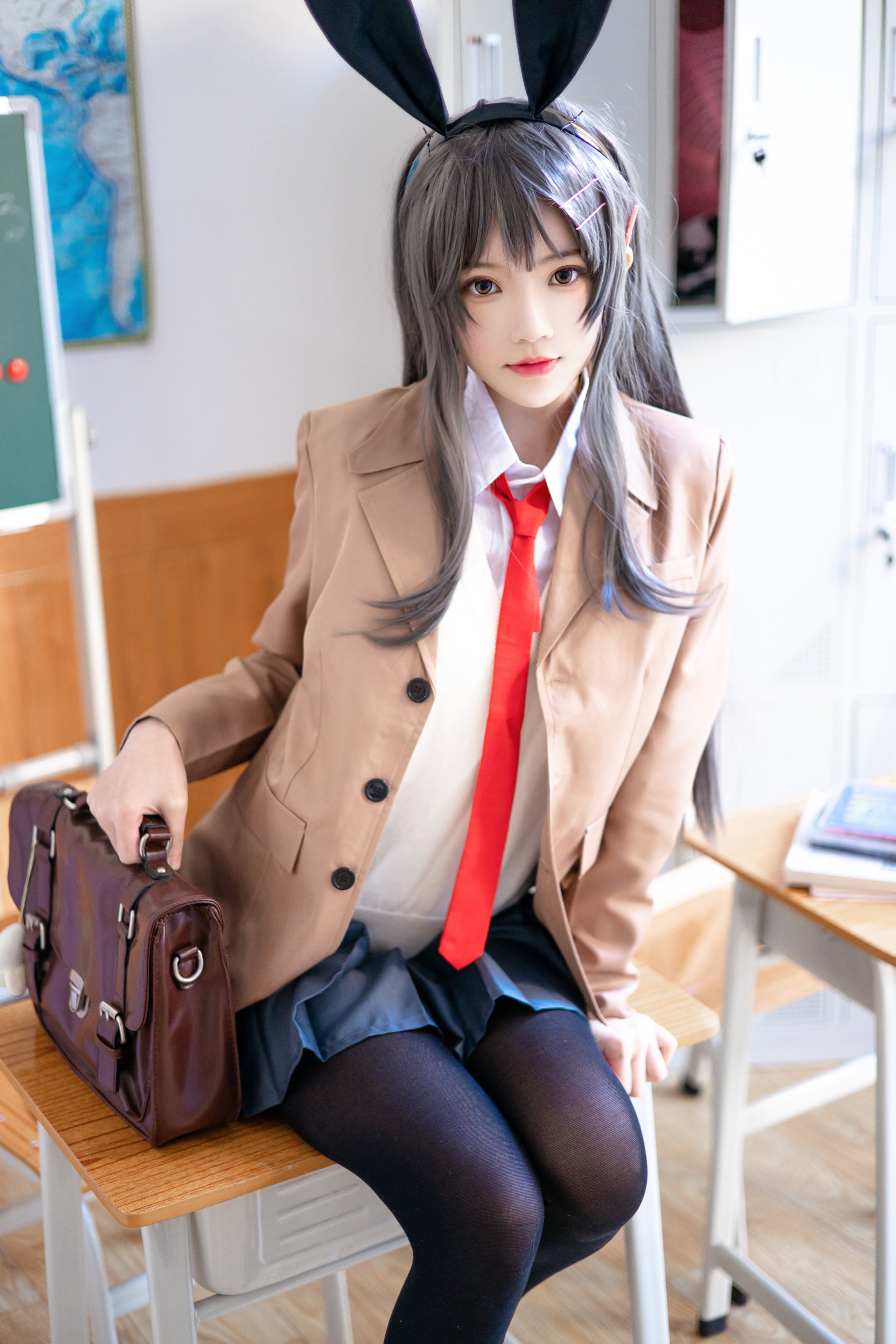Hootle桜桃喵 - 麻衣学姐制服