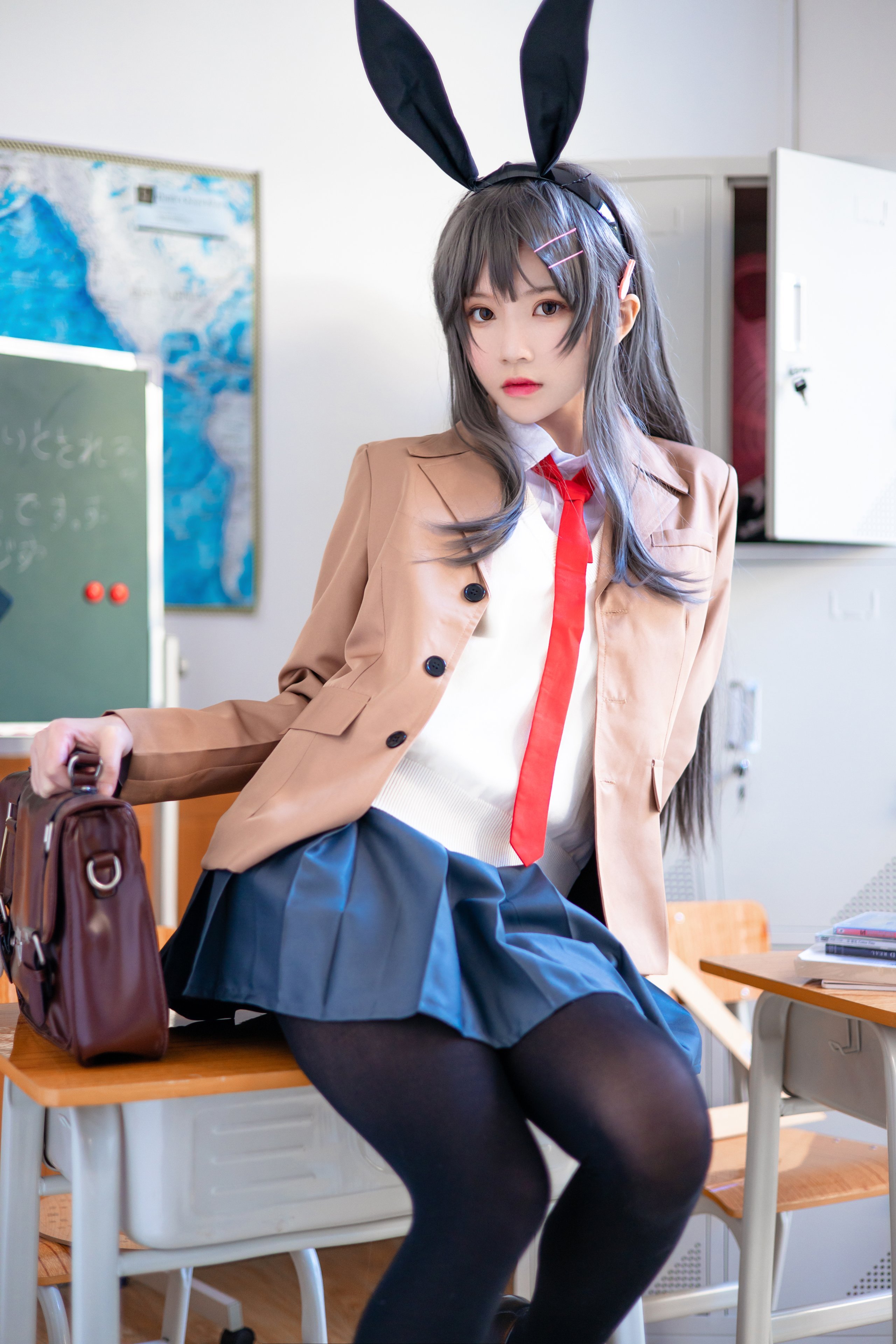 Hootle桜桃喵 - 麻衣学姐制服