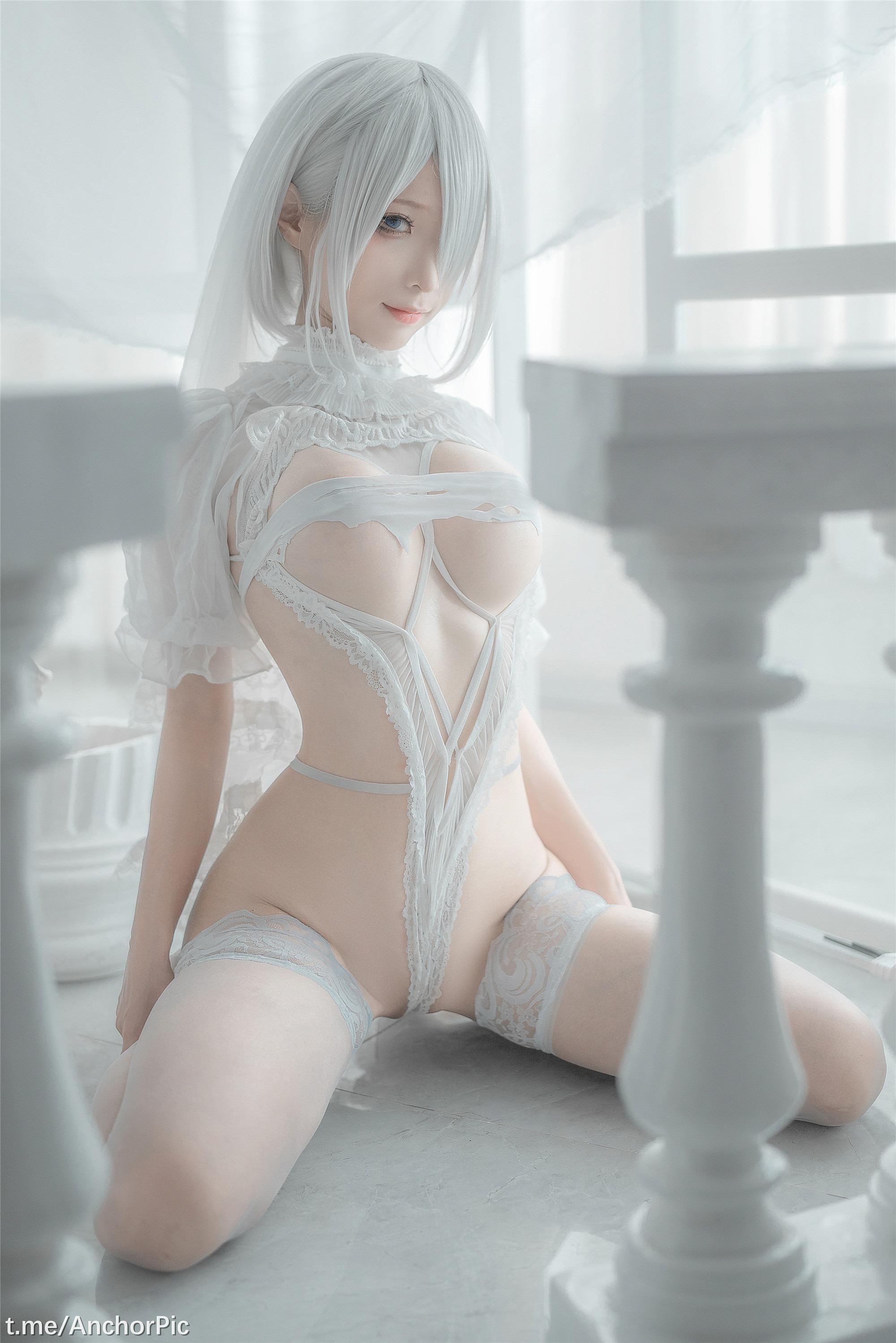 Chun Momo - 2B Áo cưới trắng 60P