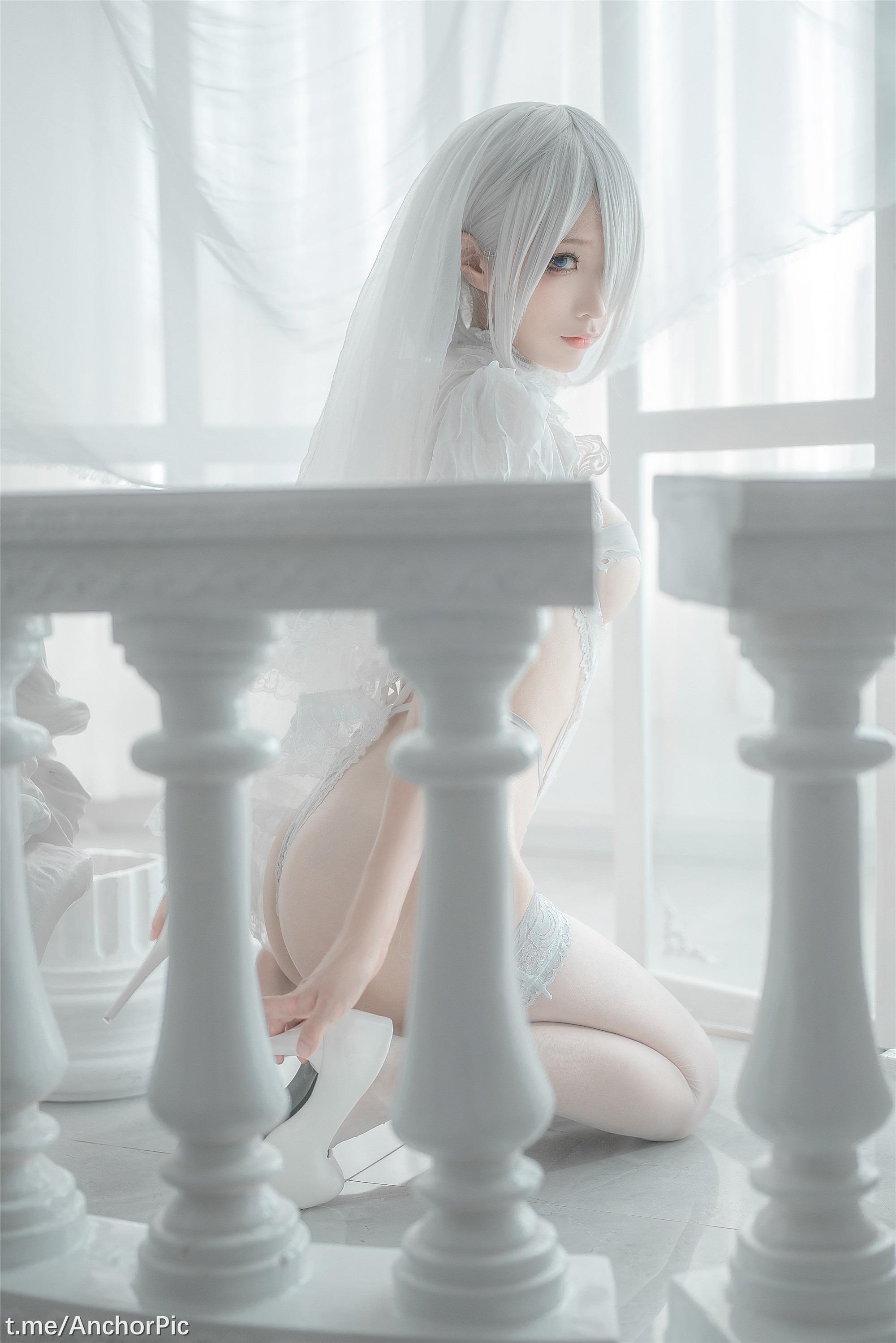 Chun Momo - 2B Áo cưới trắng 60P