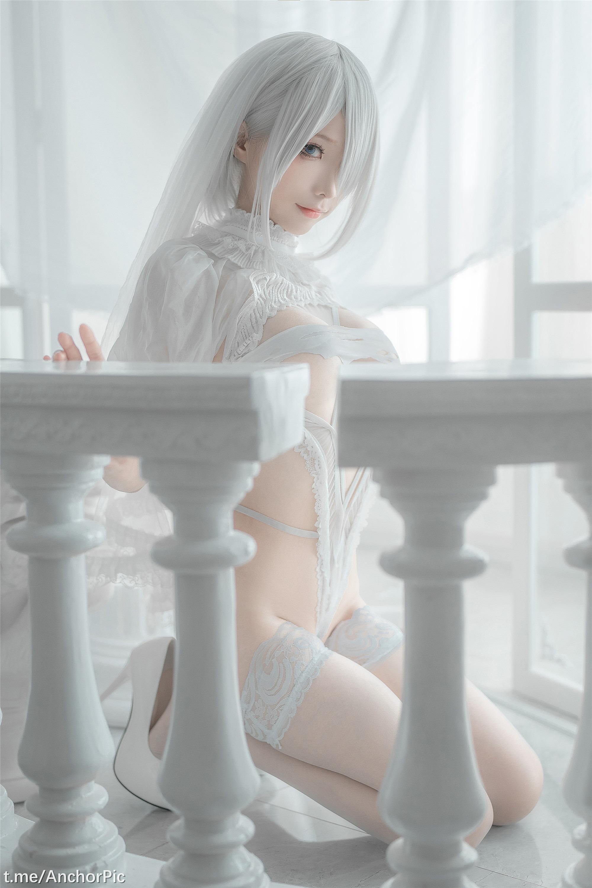Chun Momo - 2B Áo cưới trắng 60P