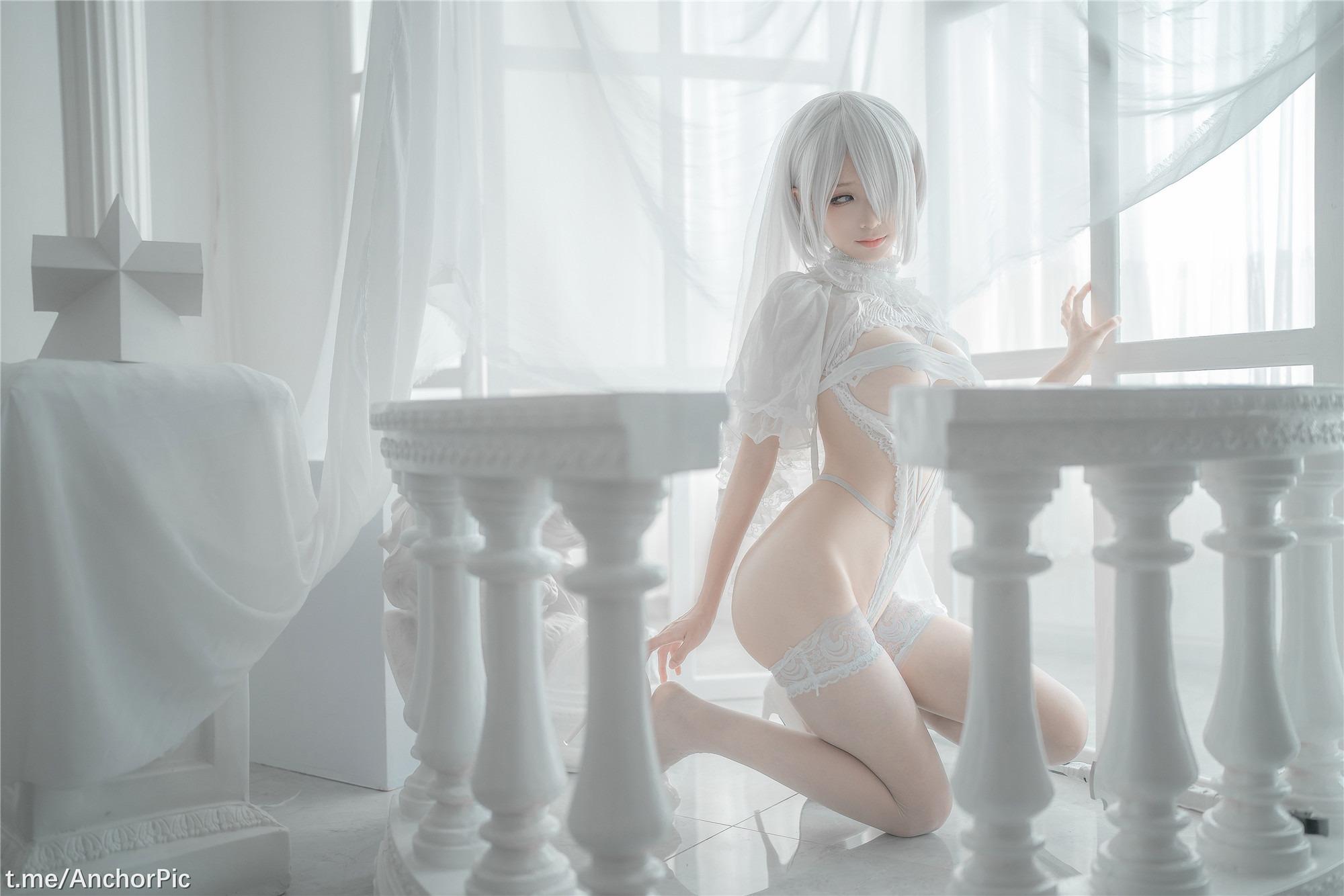 Chun Momo - 2B Áo cưới trắng 60P
