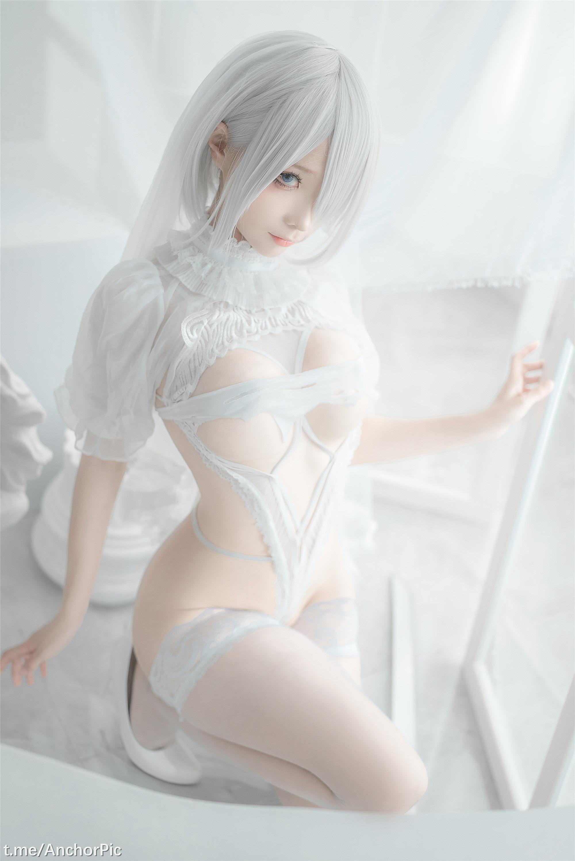 Chun Momo - 2B Áo cưới trắng 60P