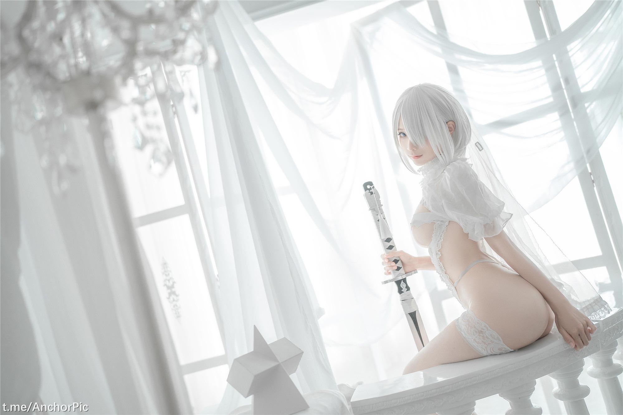 Chun Momo - 2B Áo cưới trắng 60P