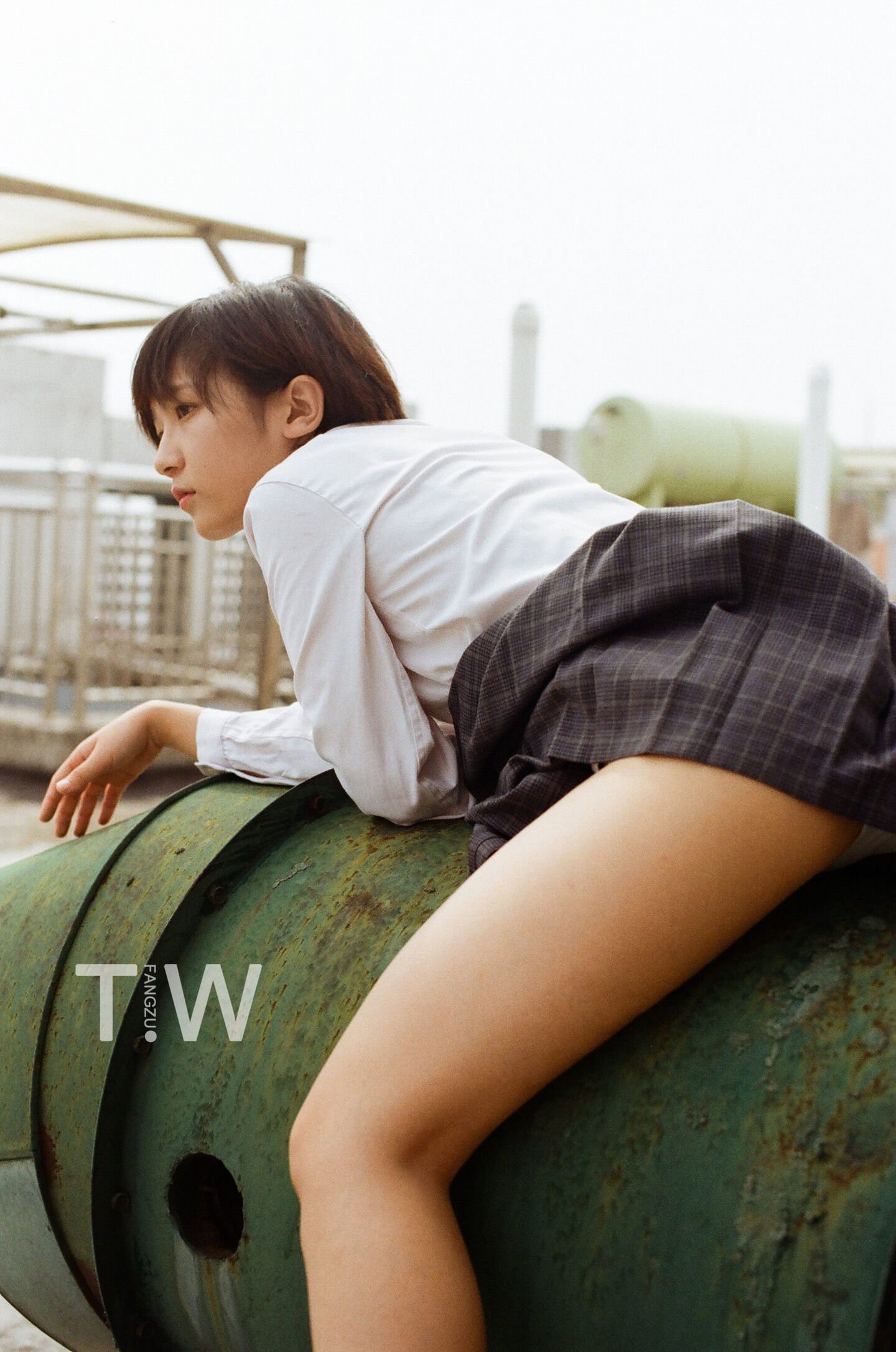 독립 사진작가 TIANWEN（비안도) 작품 - 단발 머리 소녀