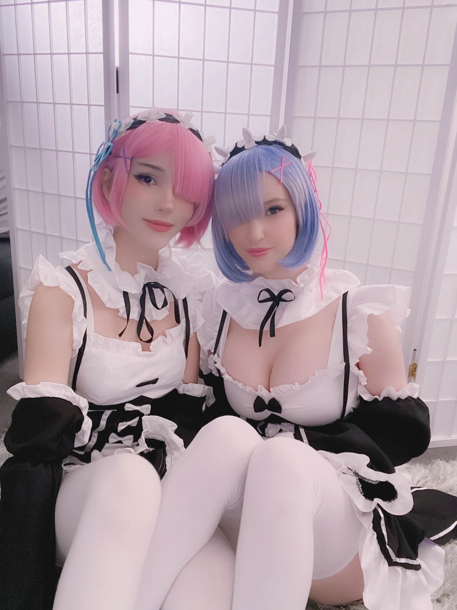 Kelly Jean and Kyaandere - Rem and Ram