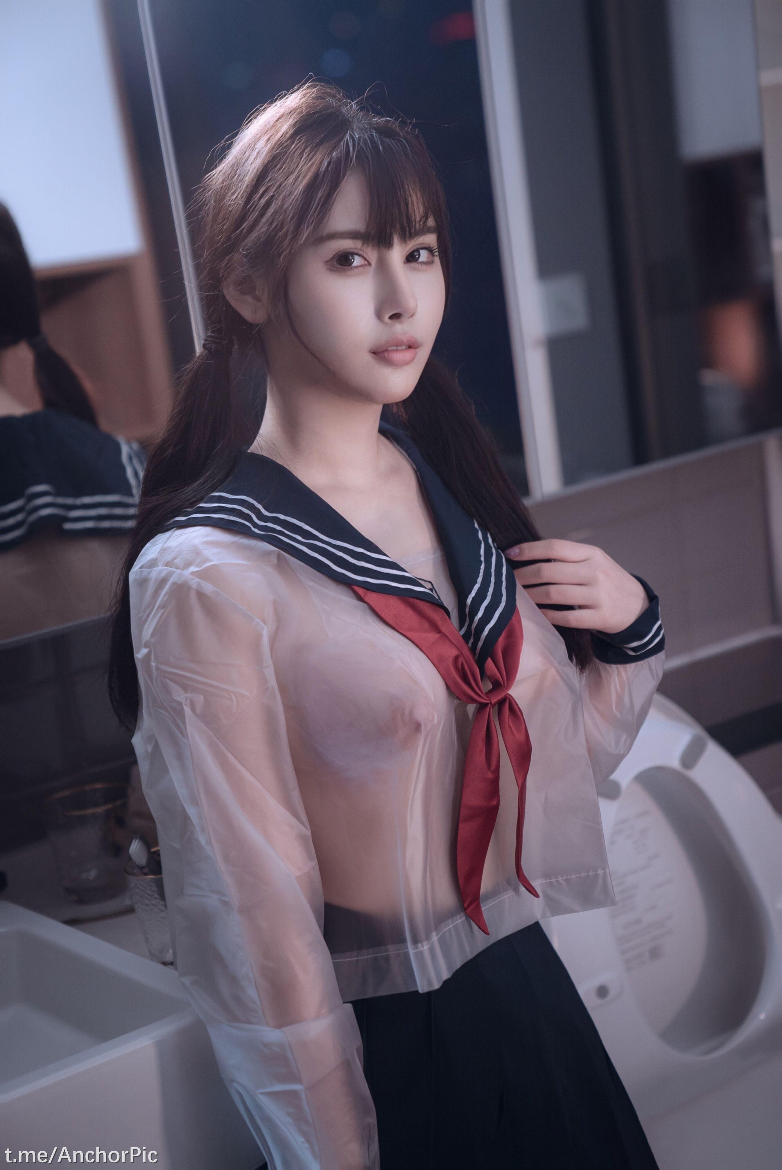 恋恋艾妮 - 汉服&JK 58P