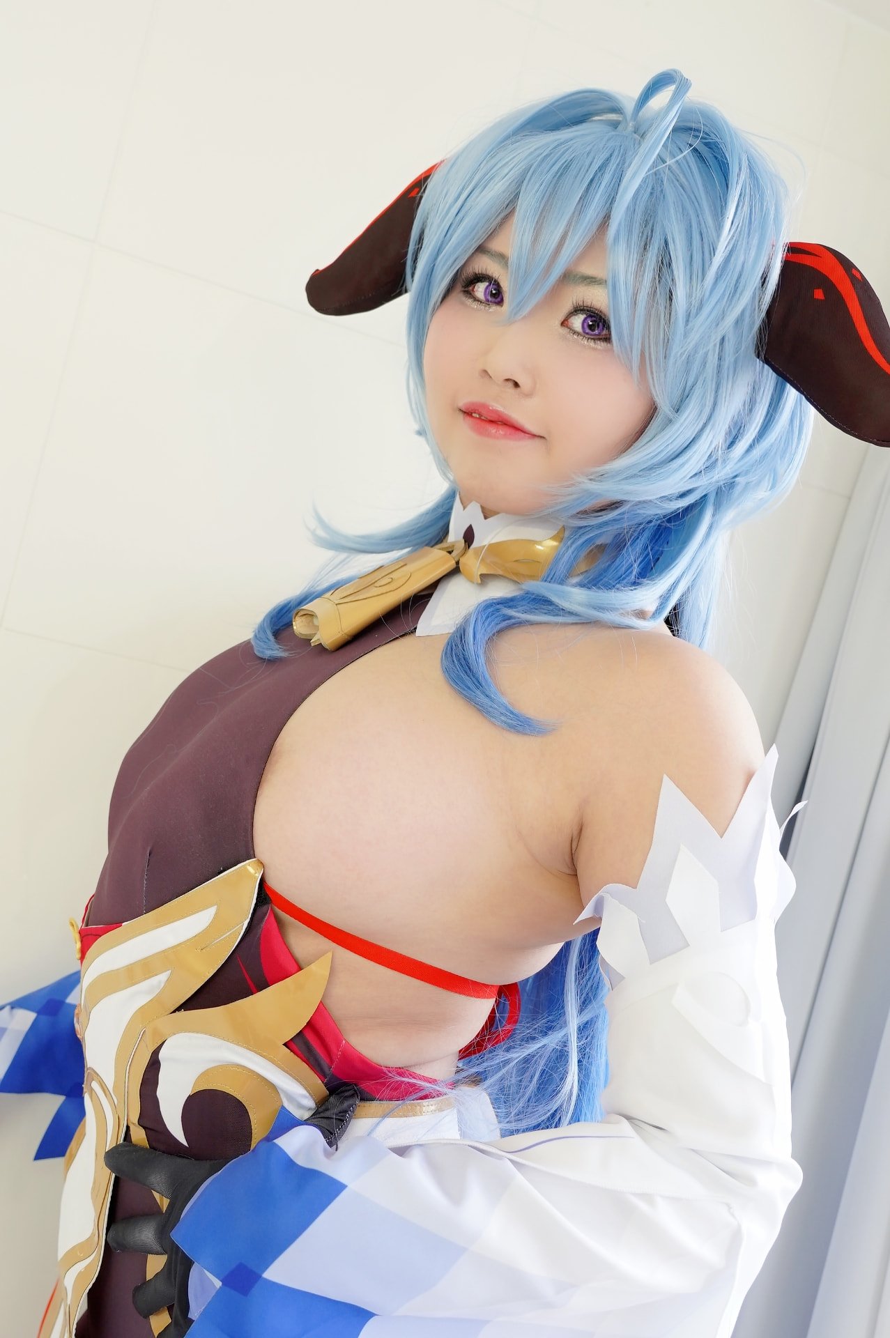 SAD-131] [Byakuan Do] H Cup Busty Violation! Over-a-Meter Tall Big-Breasted Cosplayer Bondage Training Threesome Hara〇Amai〇