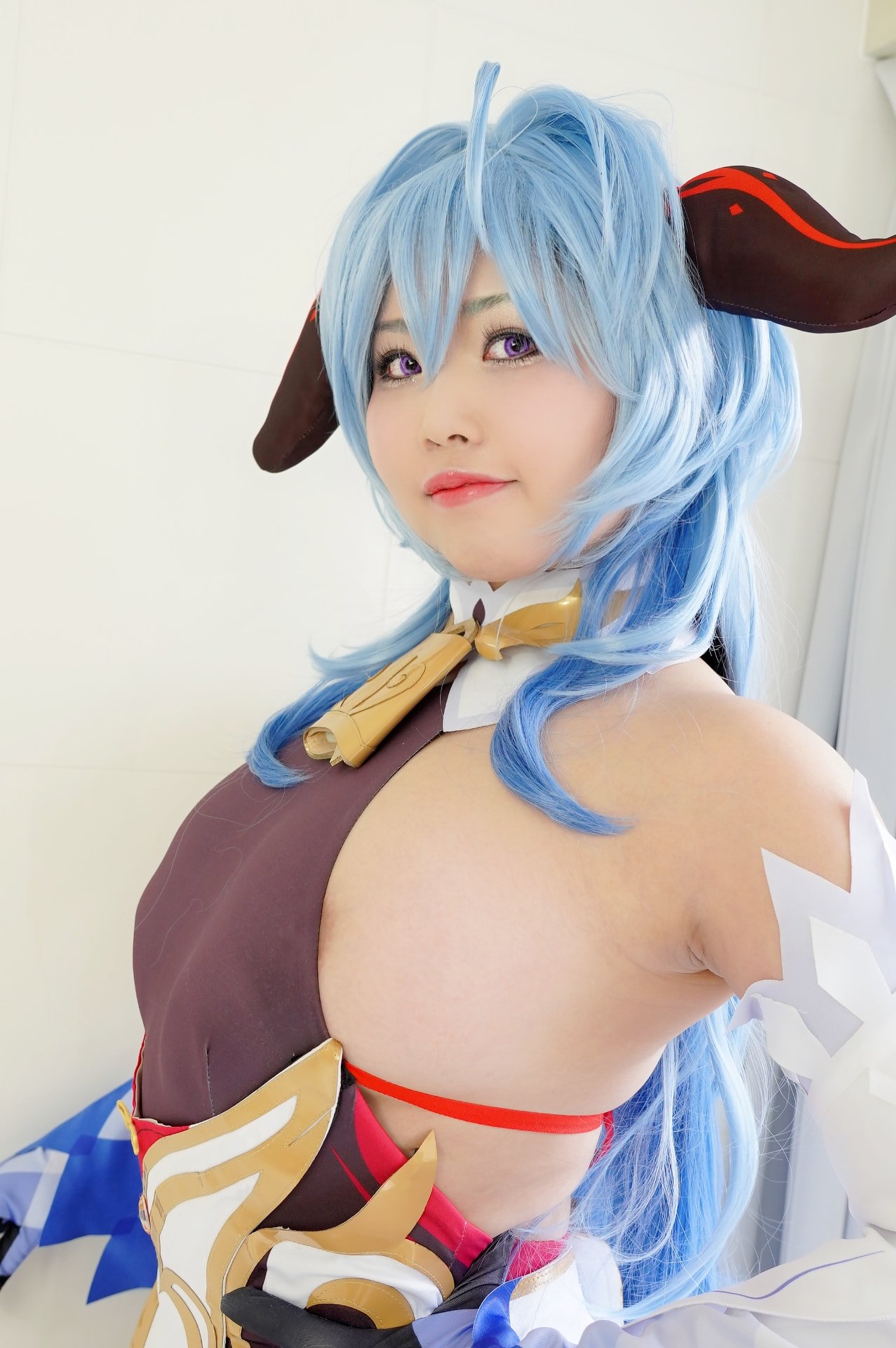 SAD-131] [Byakuan Do] H Cup Busty Violation! Over-a-Meter Tall Big-Breasted Cosplayer Bondage Training Threesome Hara〇Amai〇