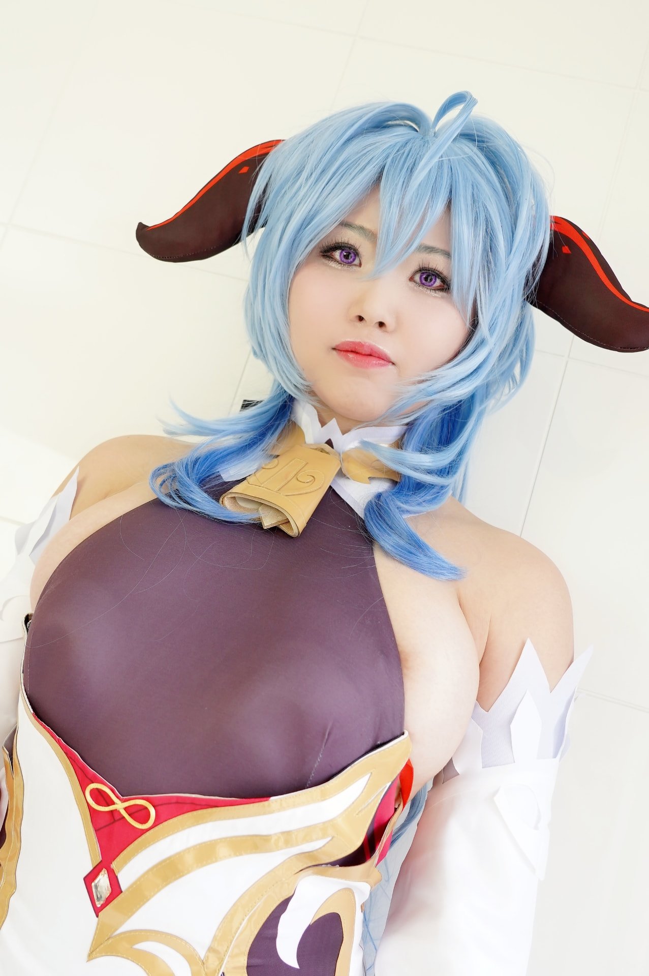 SAD-131] [Byakuan Do] H Cup Busty Violation! Over-a-Meter Tall Big-Breasted Cosplayer Bondage Training Threesome Hara〇Amai〇