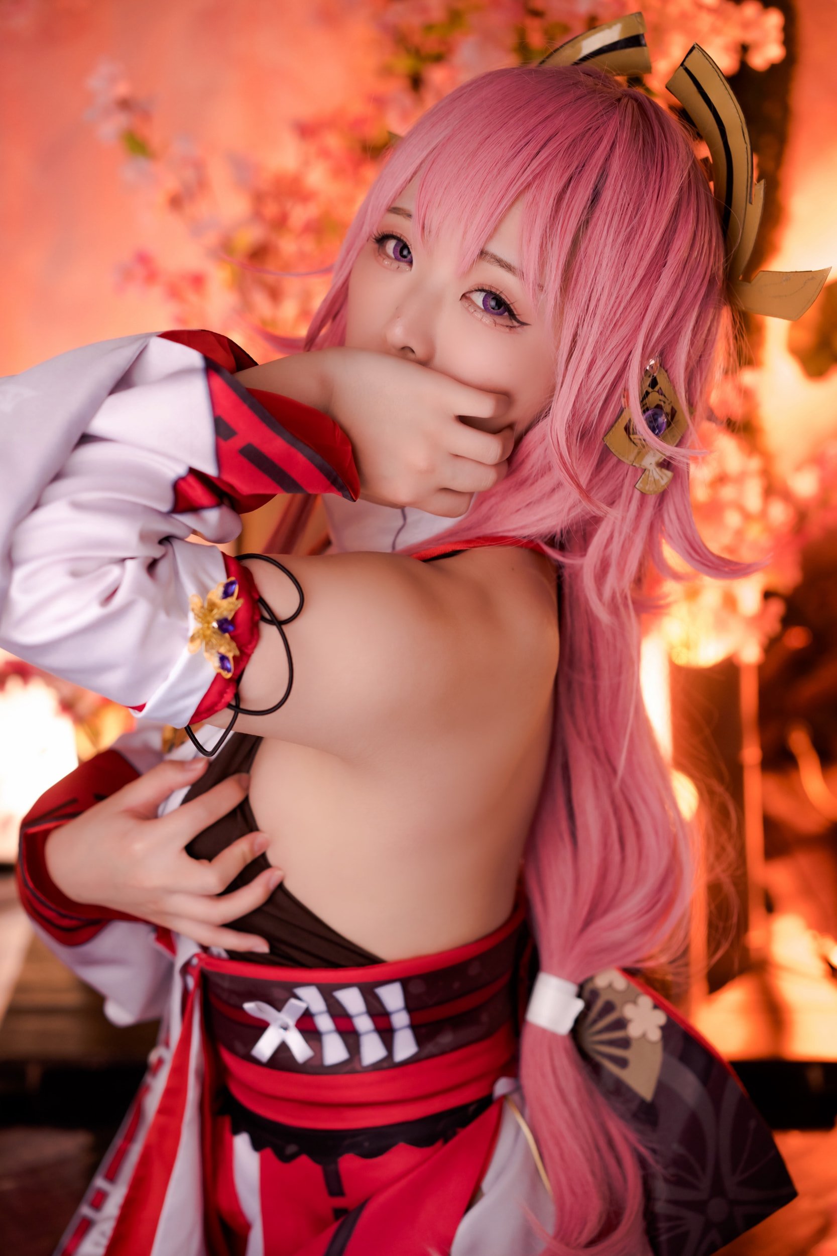 ワルキューレ (りずな)] 八重桜 (原神)