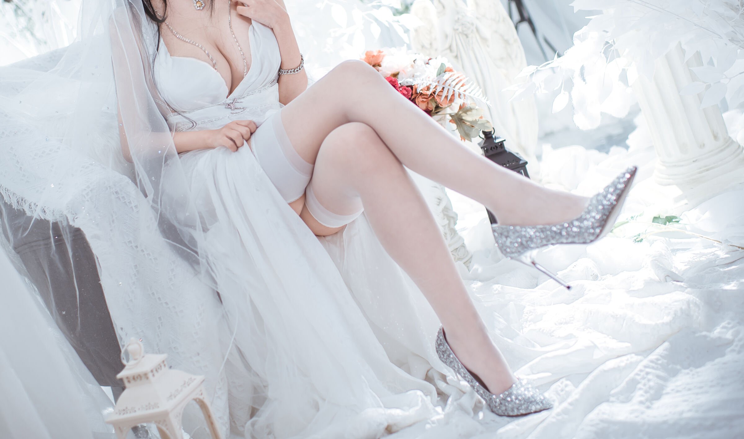 仙女月 - 大凤纯白婚纱 [30P]