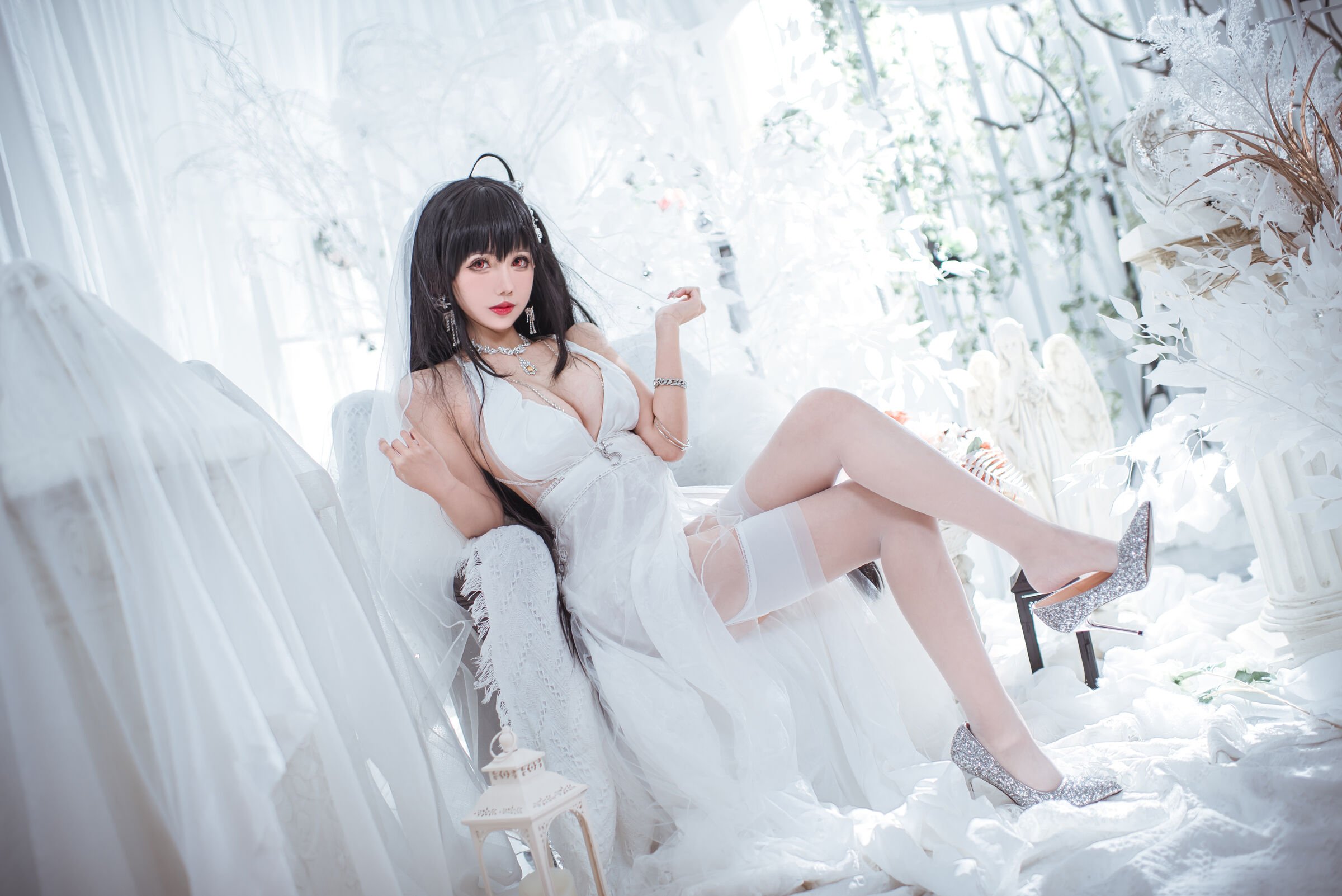 仙女月 - 大凤纯白婚纱 [30P]