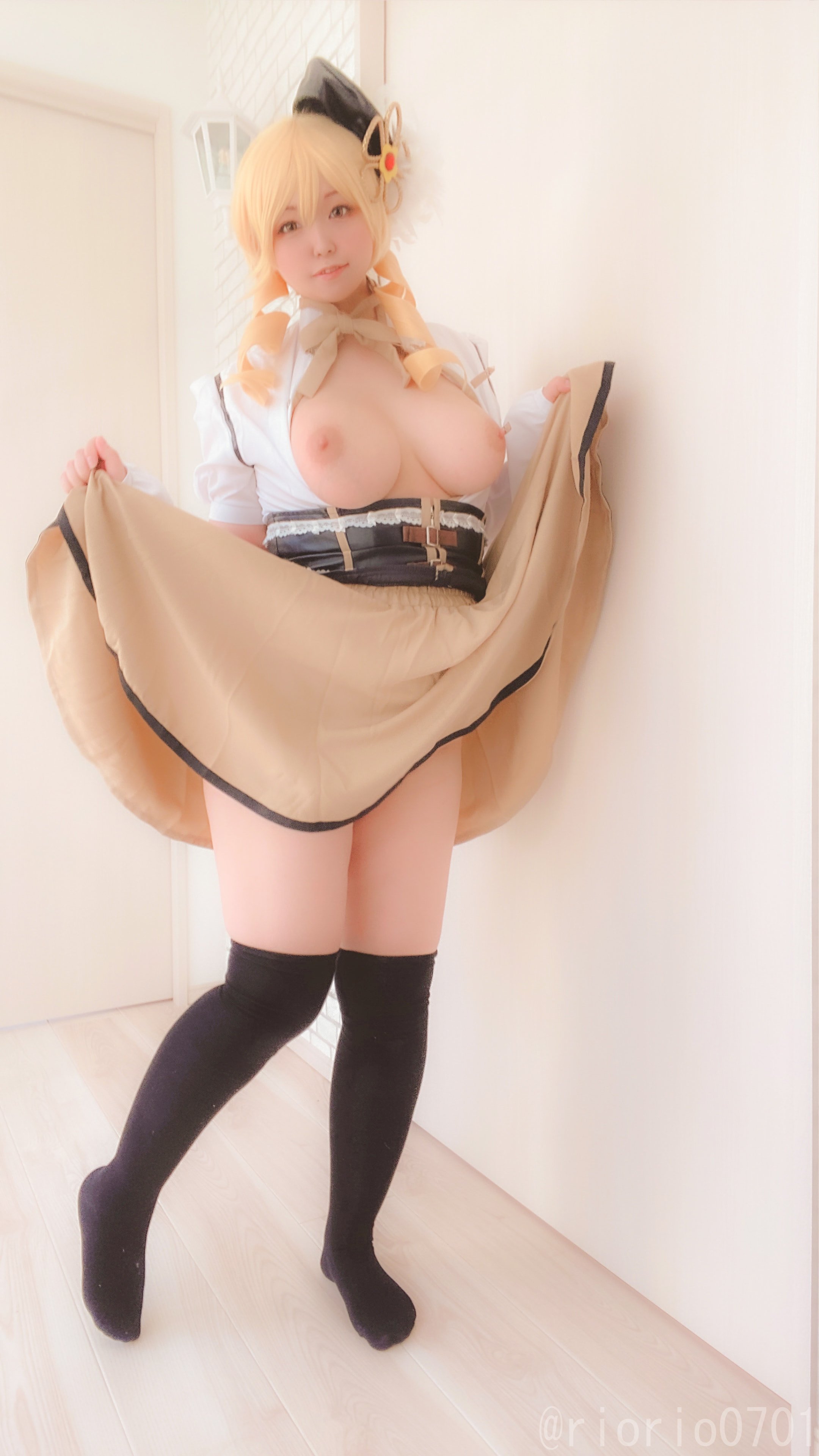★마법소녀 마미의 제모 스퀘팅 파이판 오나니★