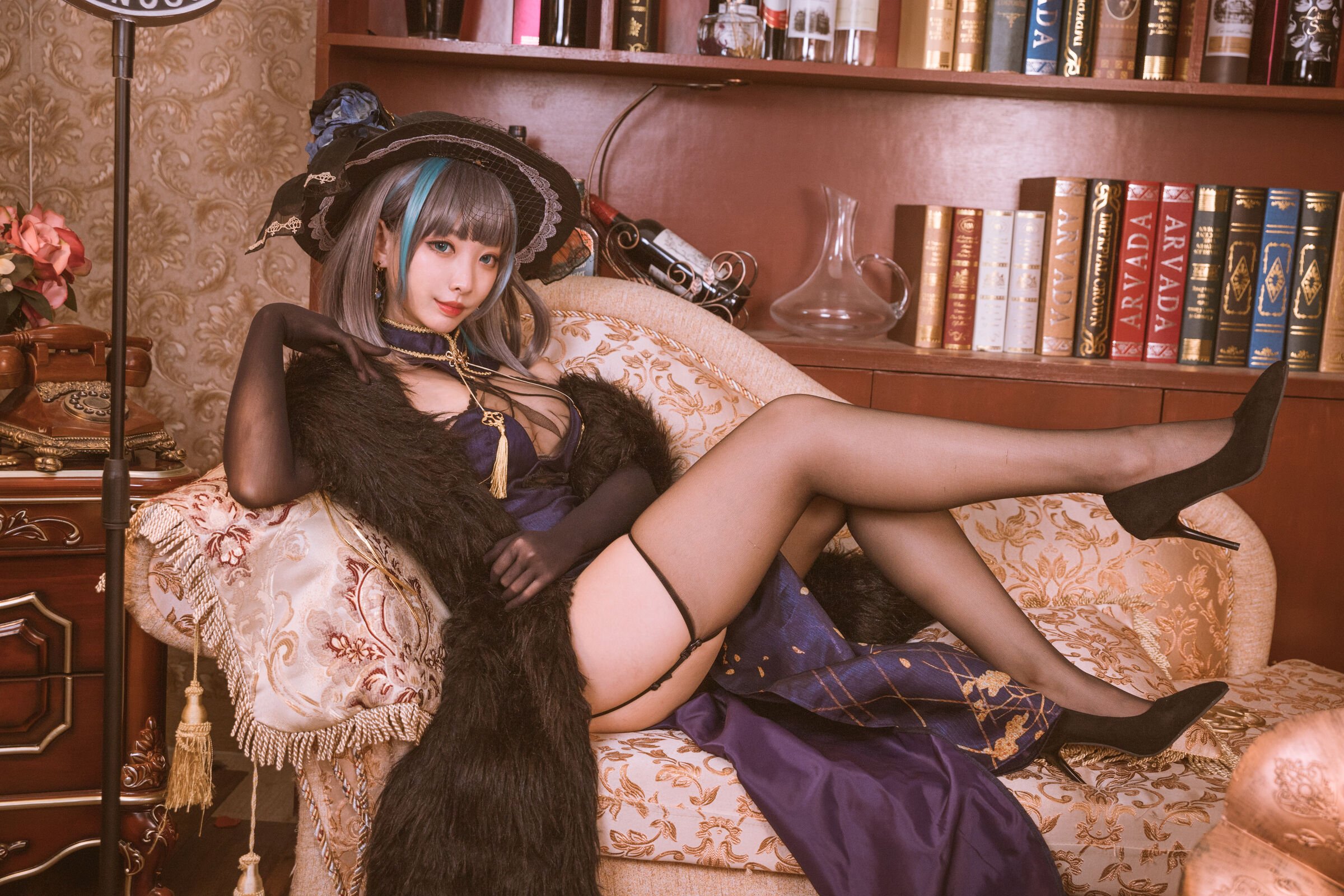 Miyamoto Sakura (Miyamoto Sakura Sakura Mochi) - Cheshire Qipao Brilliant Music Cait Sith