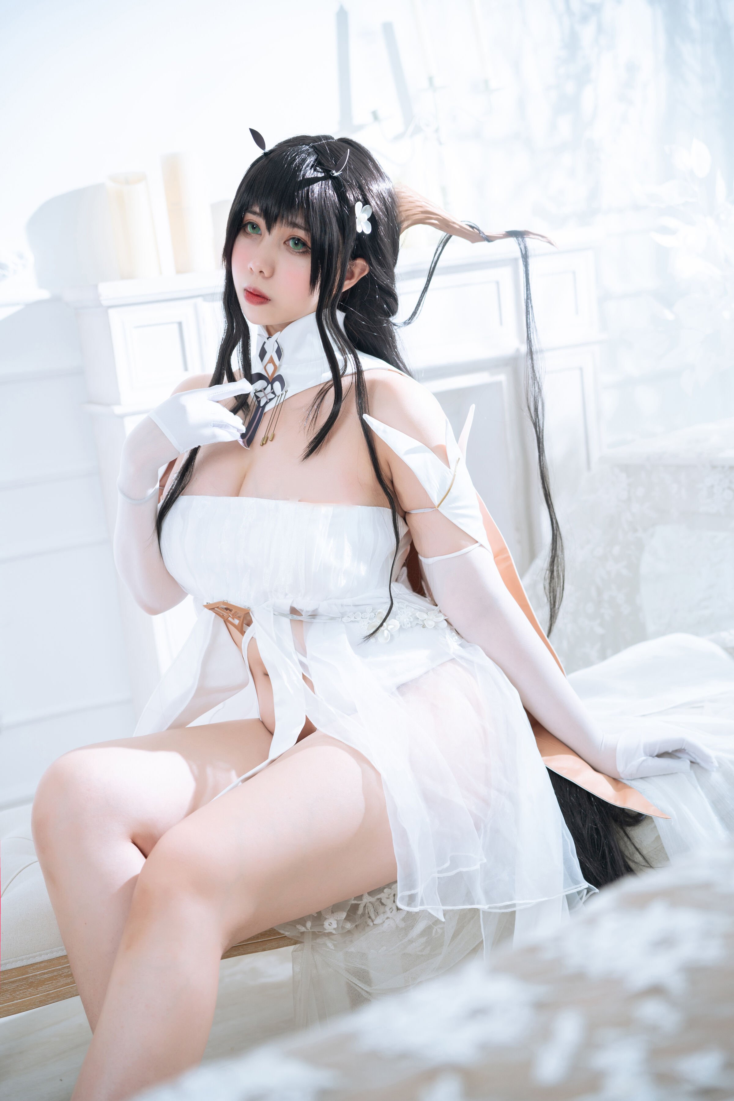 梅洛科_魅瞳 - 碧藍航線 不撓 [53P