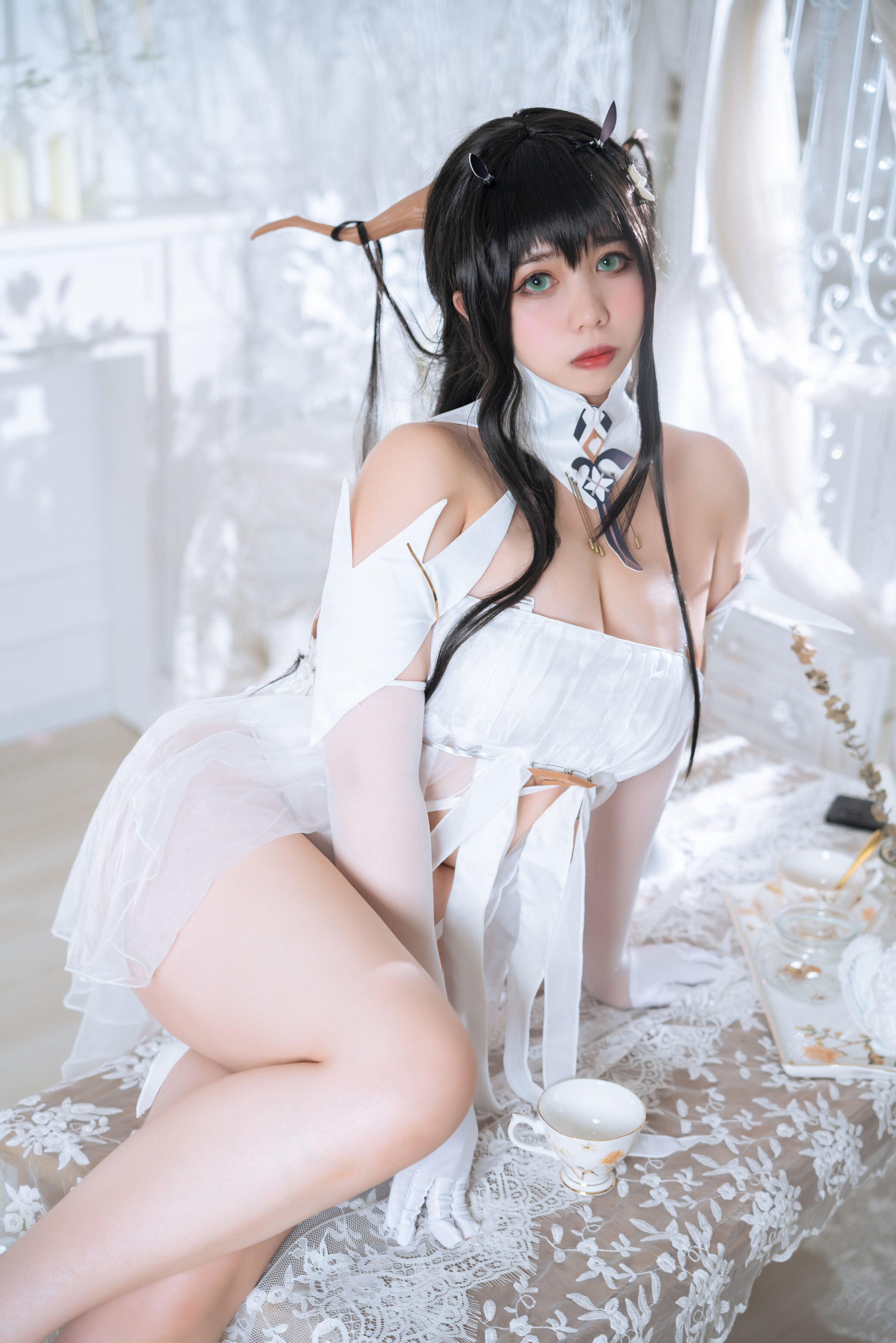梅洛科_魅瞳 - 碧藍航線 不撓 [53P