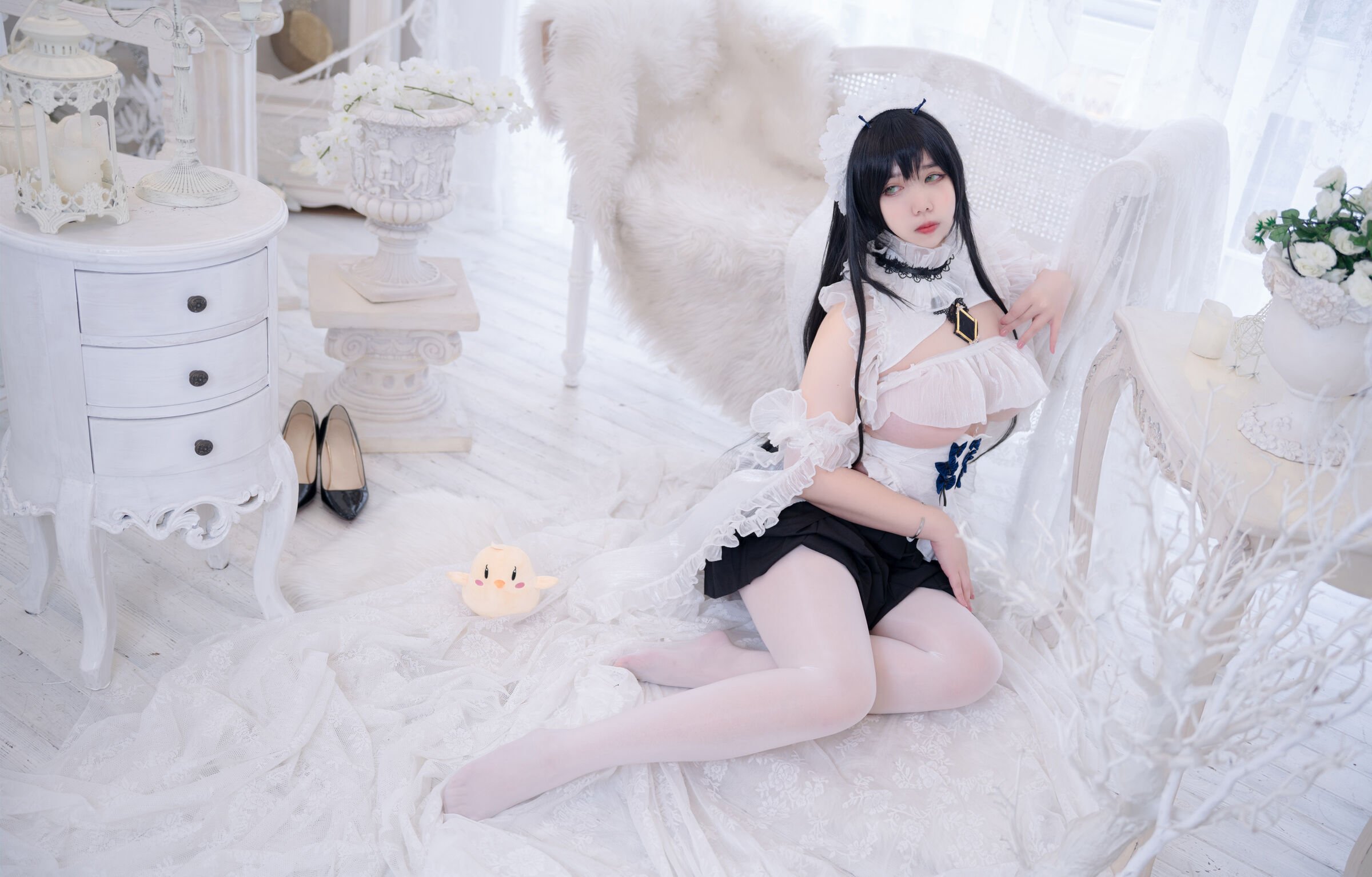 Meroko_魅瞳 - 碧藍航線 不撓女僕沒幹勁的小姐姐 [53P