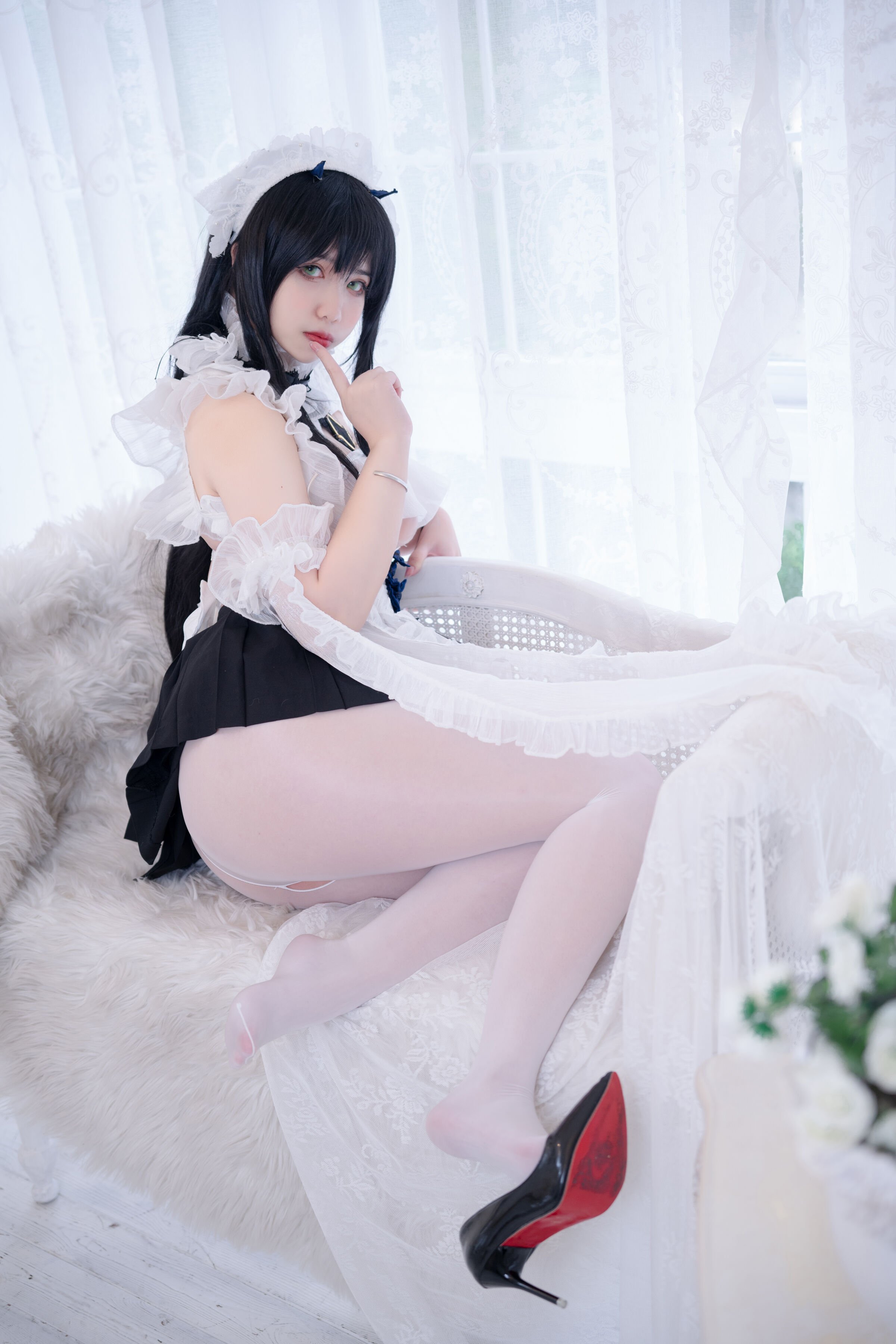 Meroko_魅瞳 - 碧藍航線 不撓女僕沒幹勁的小姐姐 [53P