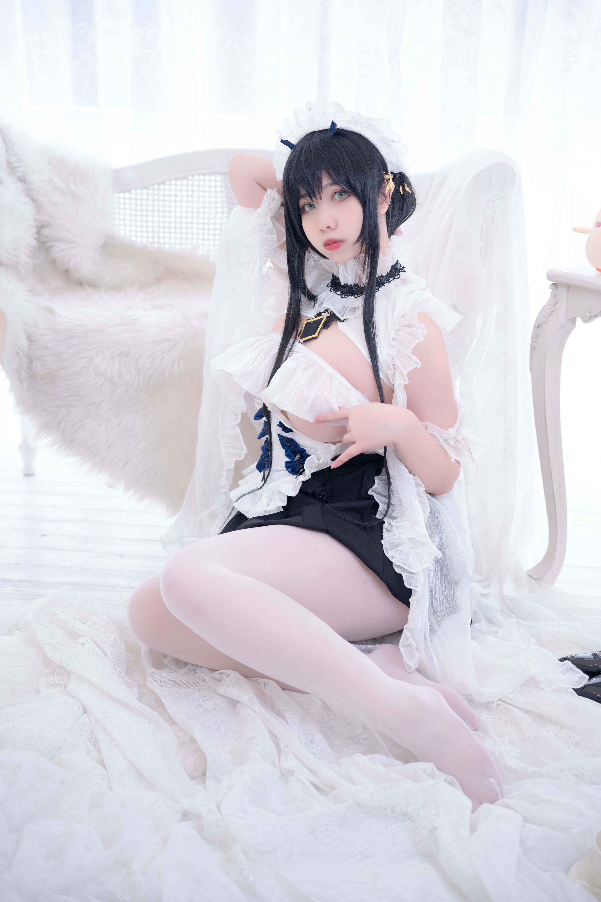 Meroko_魅瞳 - 碧藍航線 不撓女僕沒幹勁的小姐姐 [53P