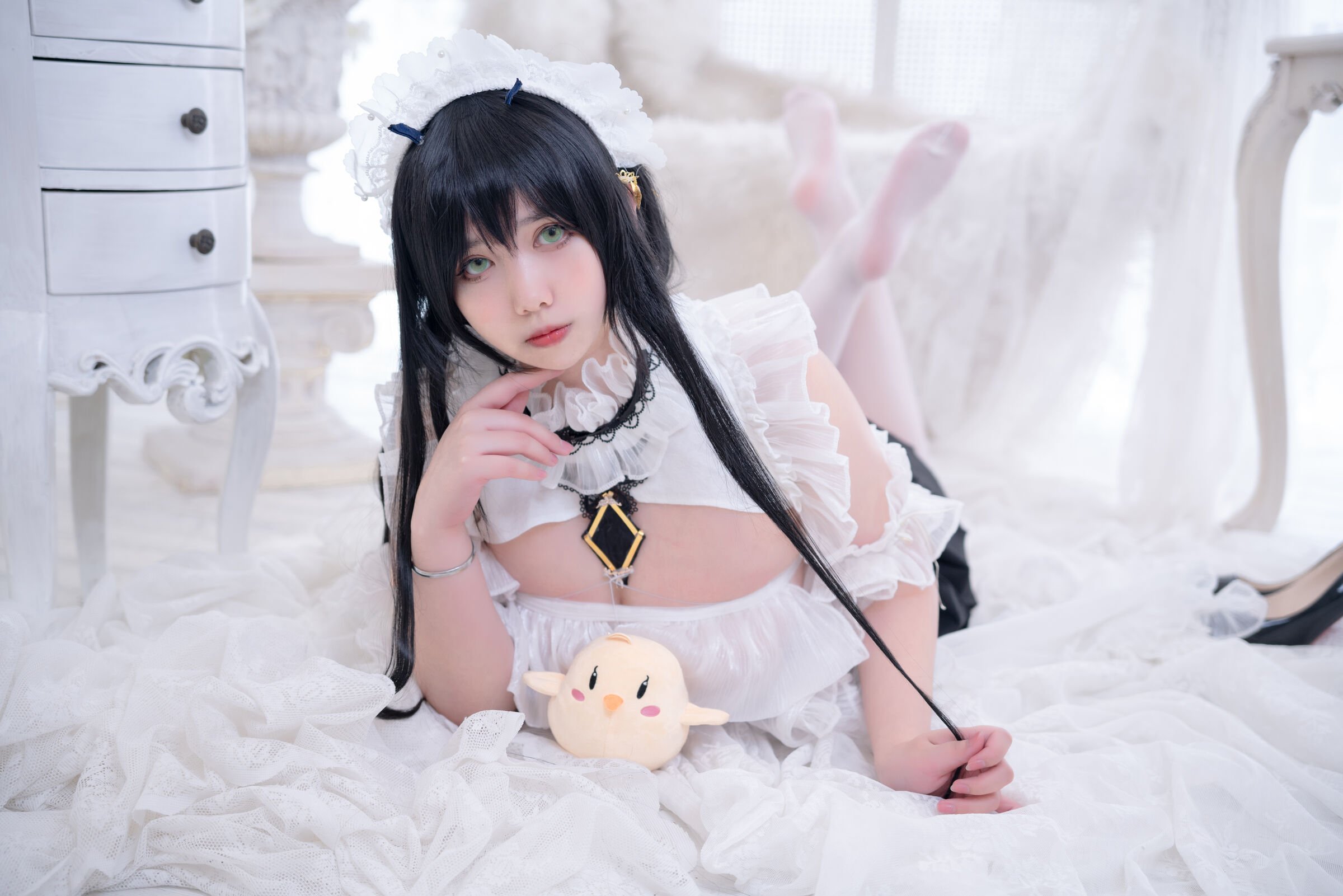 Meroko_魅瞳 - 碧藍航線 不撓女僕沒幹勁的小姐姐 [53P