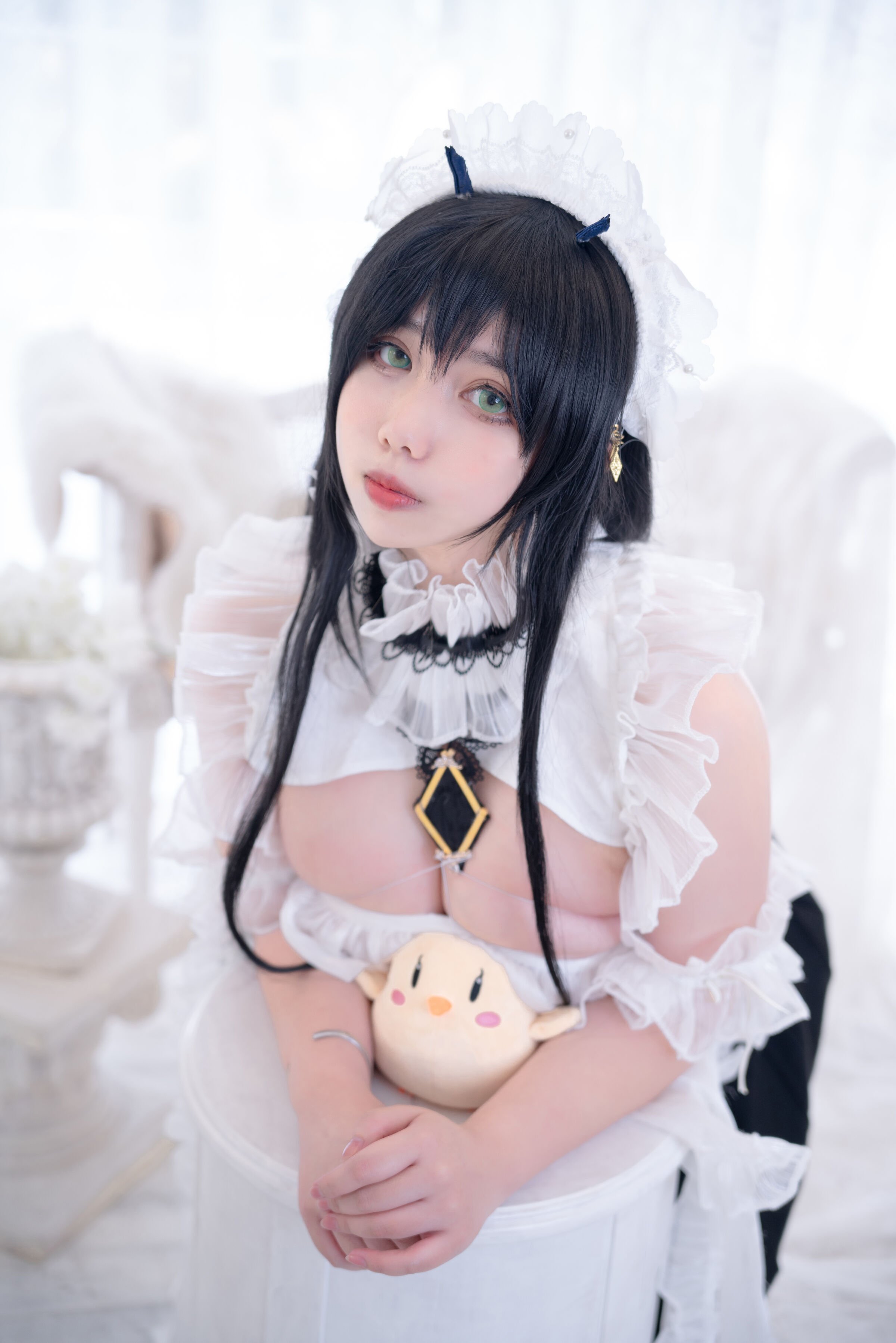 Meroko_魅瞳 - 碧藍航線 不撓女僕沒幹勁的小姐姐 [53P